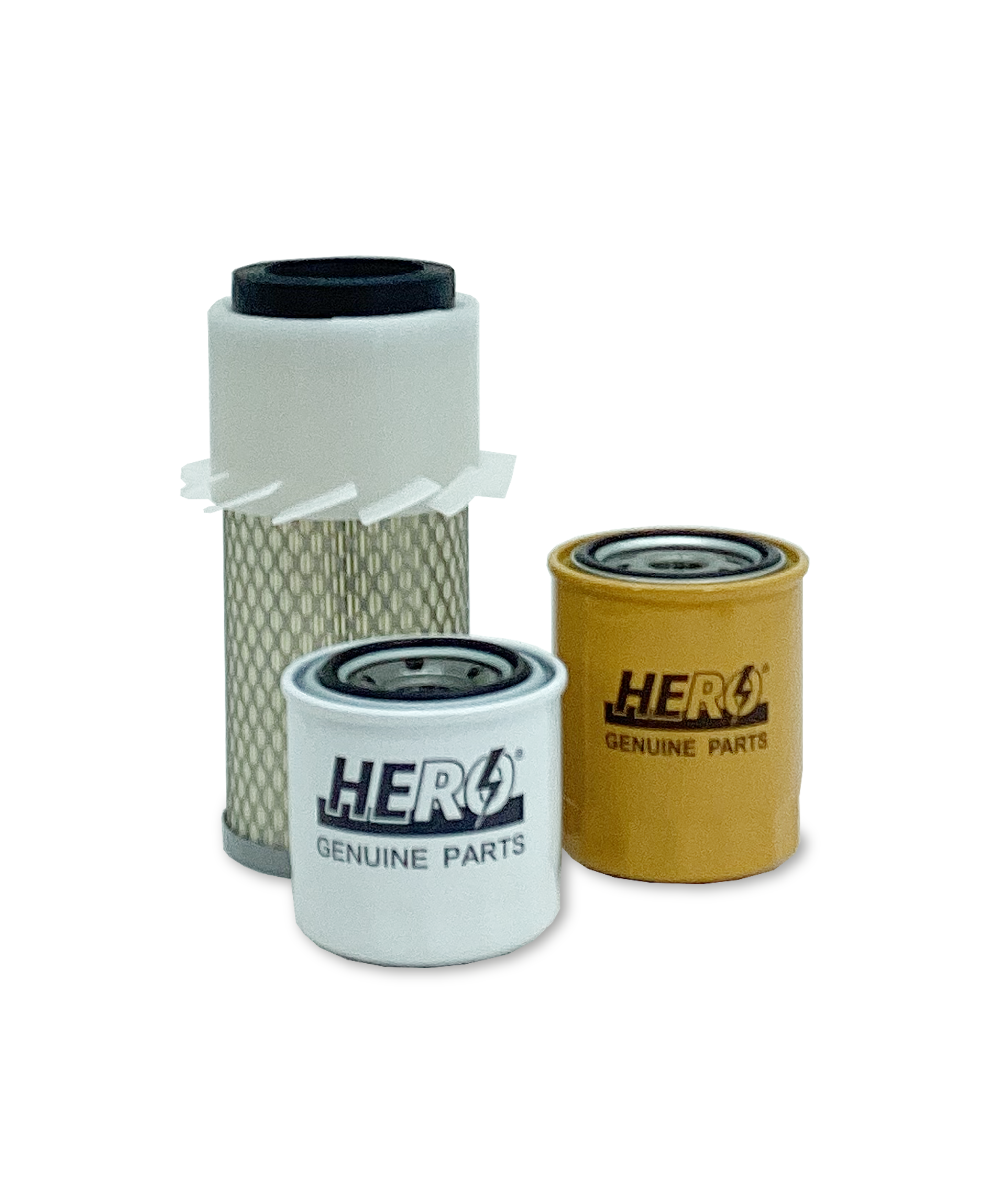 Kubota B6100HST Tractor Maintenance Filter Kit - Air, Oil & Fuel Filters Replacement Set | Compatible with HERO® | Perfect for Tractor Maintenance & Farming Equipment Care