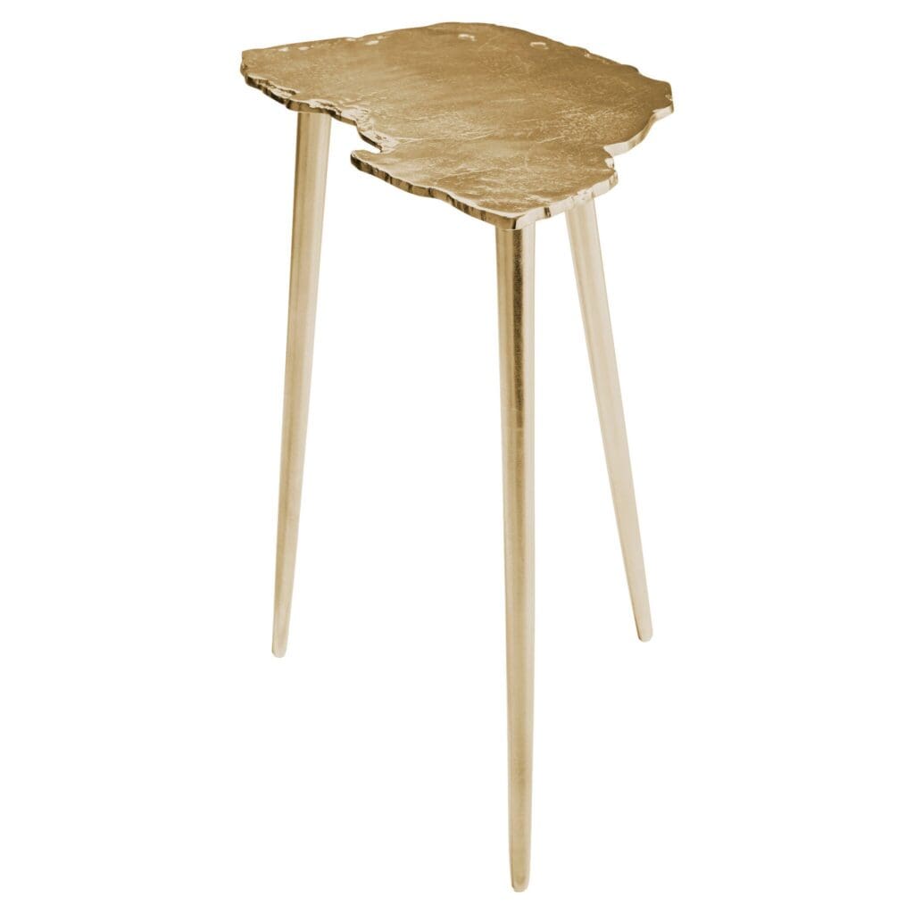 Cyan Design 11298 Needle Side Table in Aged Gold - Modern Accent Table for Living Room, Bedroom & Office Decor