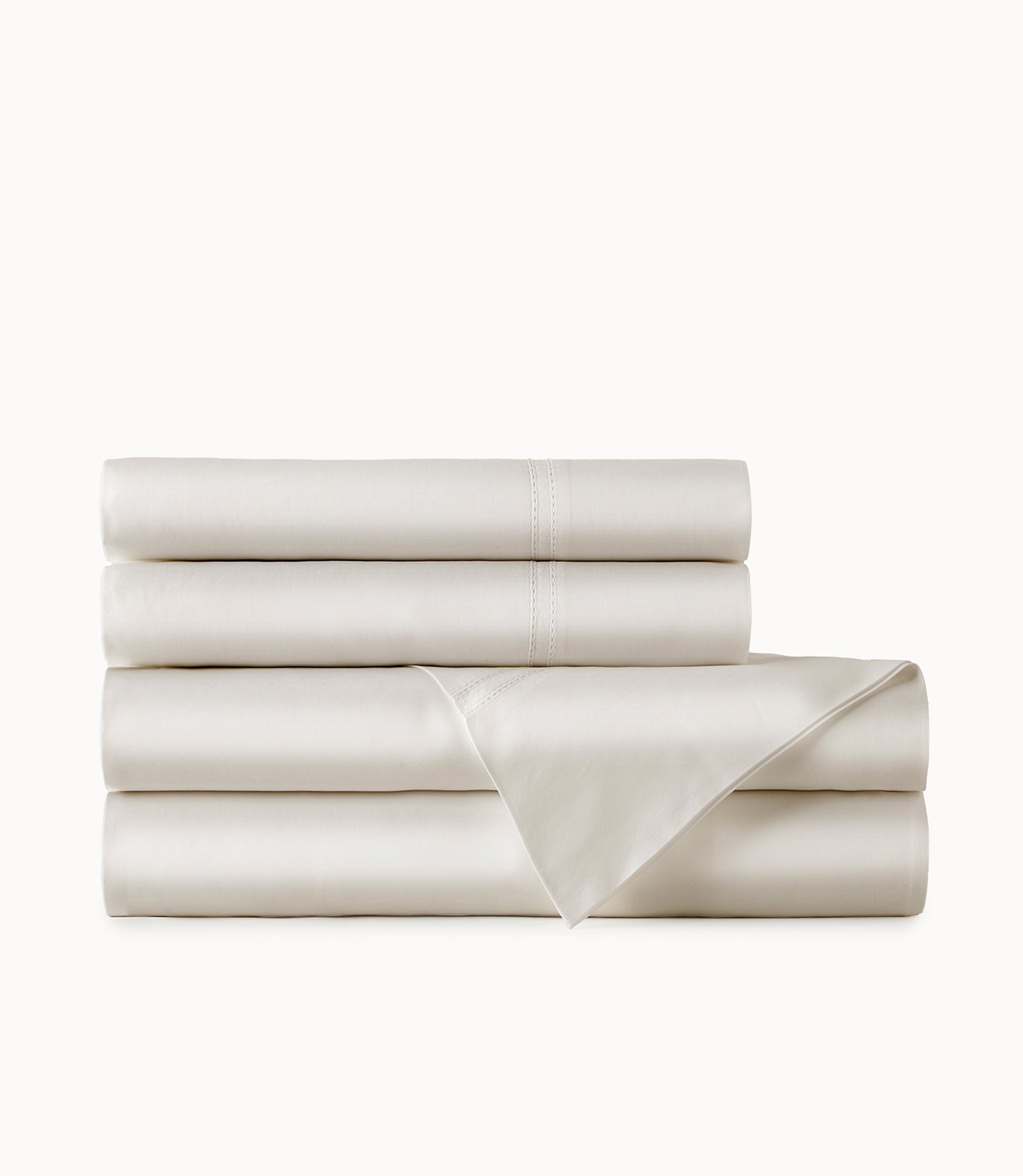 Premium 100% Cotton Lyric Percale Sheet Set - Soft & Breathable Bed Sheets for All Seasons - Perfect for Home, Hotel, and Airbnb Use