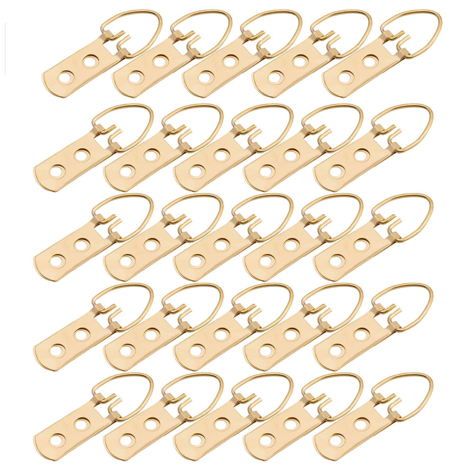 Gold Tone Picture Frame Hangers 50PCS - Home Decor & Photo Hanging Solutions