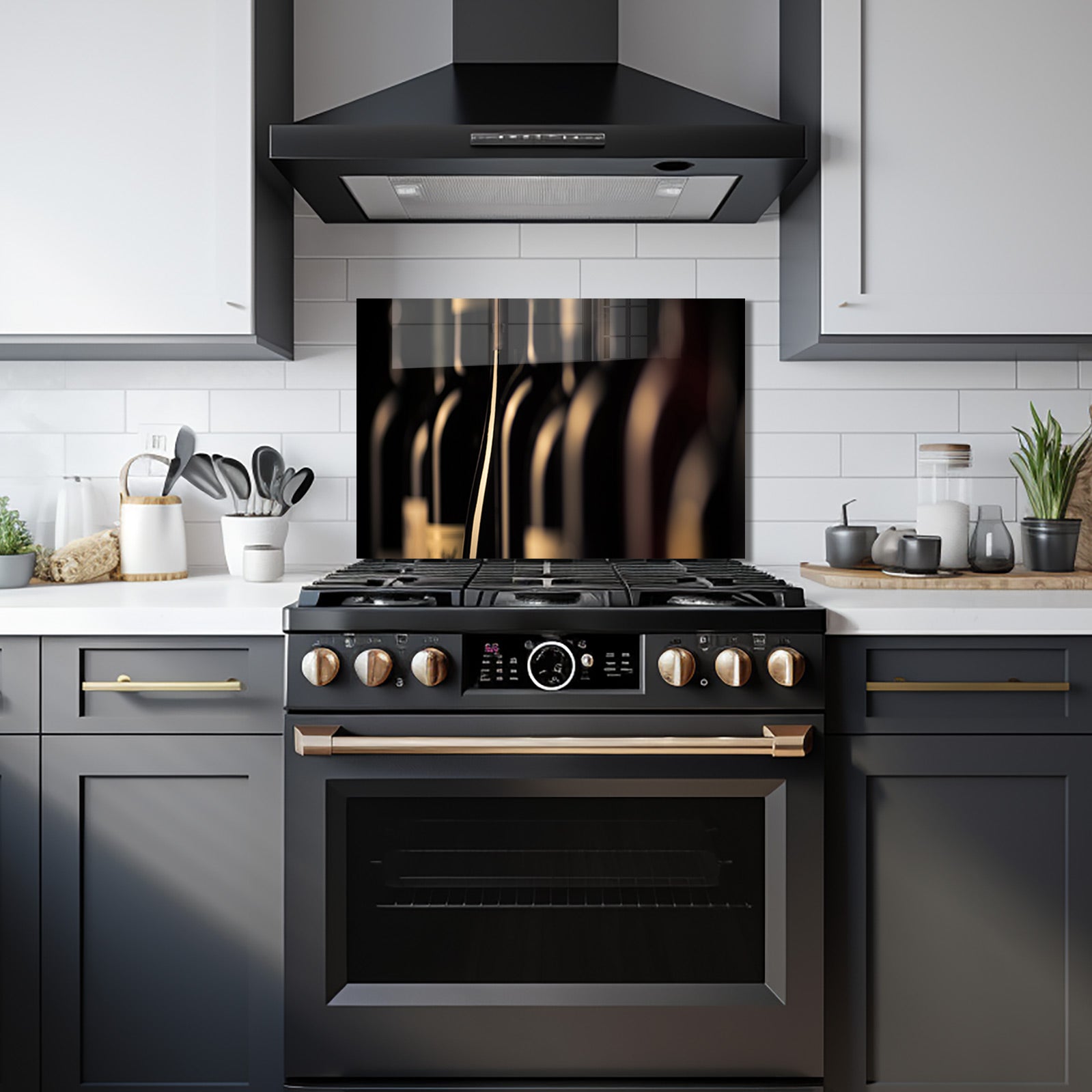Premium Glass Wine Bottles & Splashbacks - Elegant & Durable for Home Bars, Kitchens & Restaurants