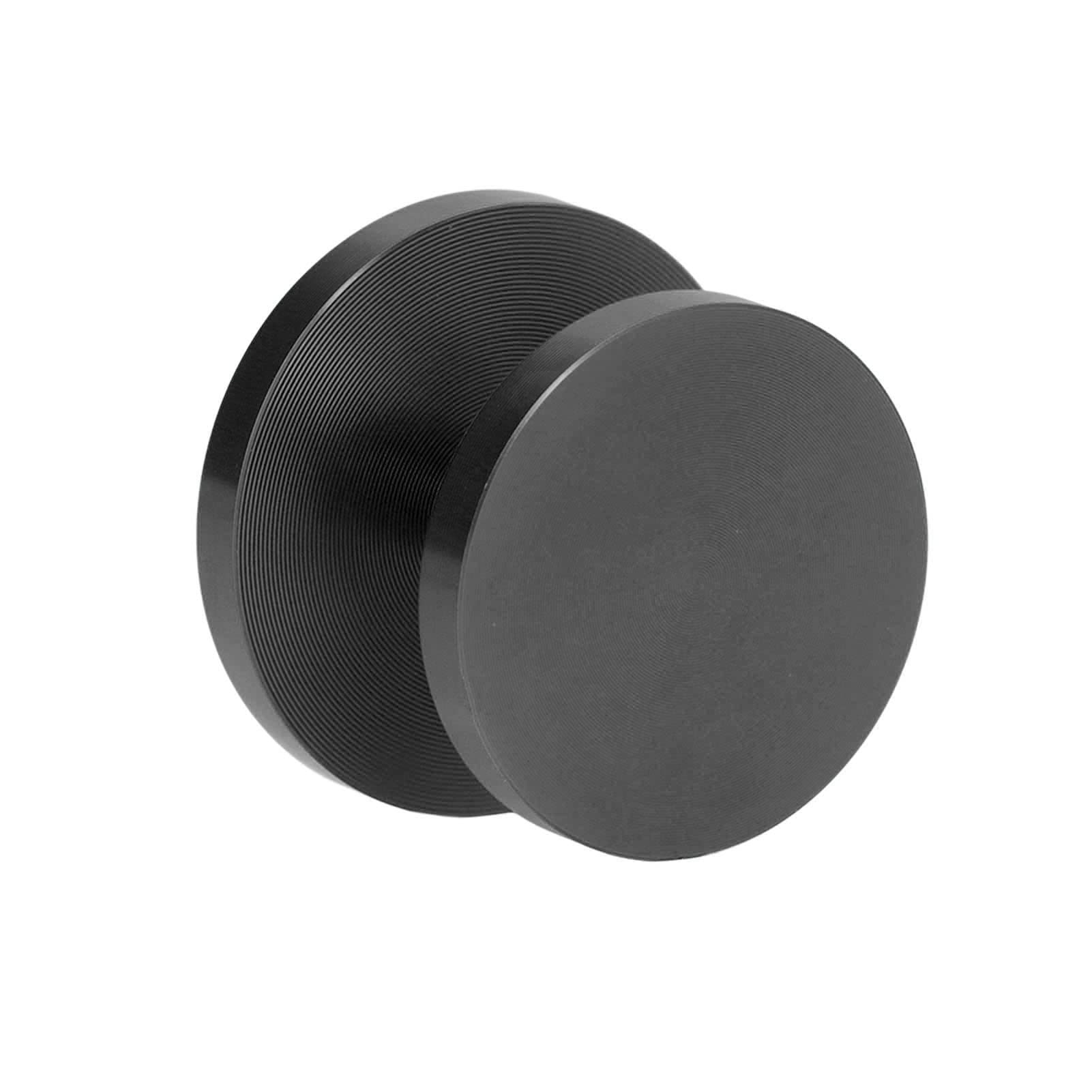 Dual-Sided Coffee Powder Tamper - Heavy Duty Espresso Press with 2 Pressing Planes for Home Baristas | Perfect for Espresso Machines & Coffee Brewing (Black)