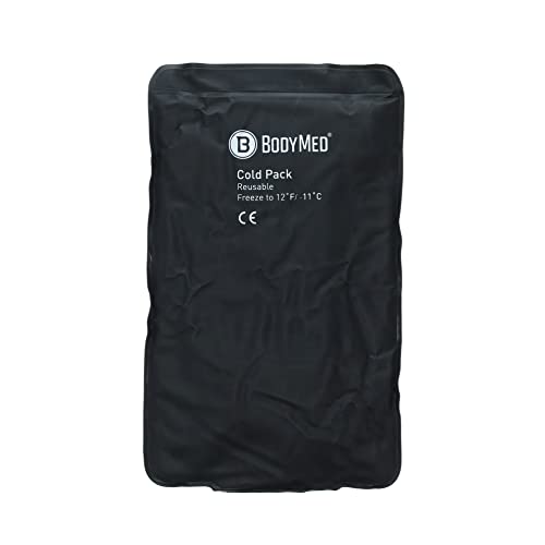 BodyMed Heavy Duty Reusable Urethane Ice Pack for Knee, Arm, Elbow, Shoulder & Back Pain Relief - Professional Grade Cold Therapy for Injuries, Swelling, Bruises & Sprains - 21x13 Inch Oversized Ice Pack - Perfect for Sports Injuries, Post-Surgery Recovery & Muscle Pain Management