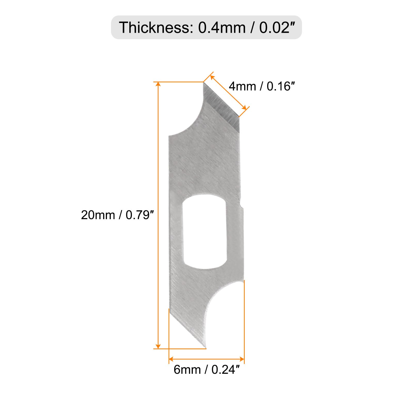 HARFINGTON 60-Pack Precision Exacto Knife Replacement Blades - Sharp Hobby & Craft Blades for DIY, Art, Cutting, Carving, Scrapbooking - Perfect for Artists, Woodworkers & Craft Enthusiasts