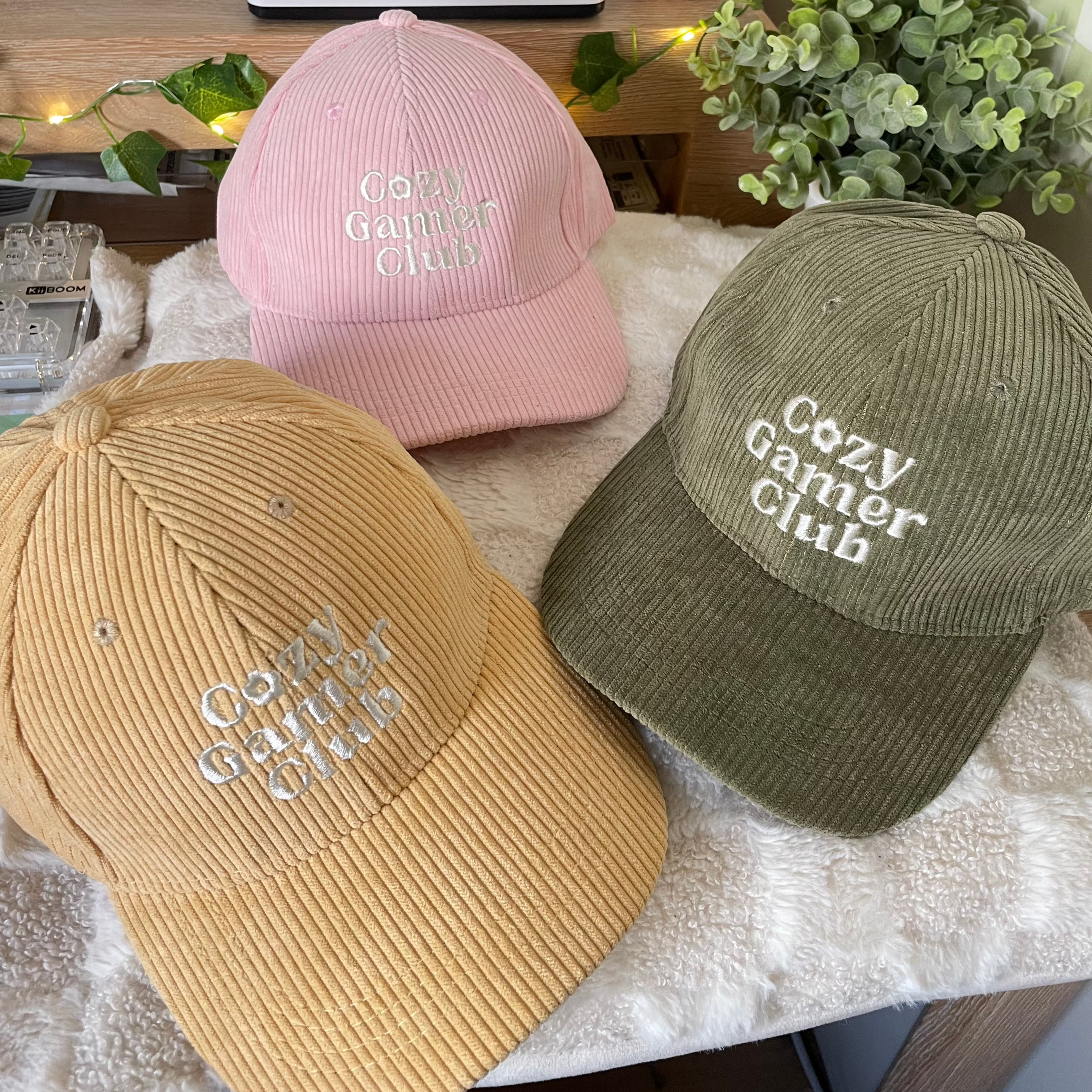 Cozy Gamer Club Cap - Stylish Unisex Gaming Hat for Men & Women - Perfect for Esports, Streaming & Casual Wear