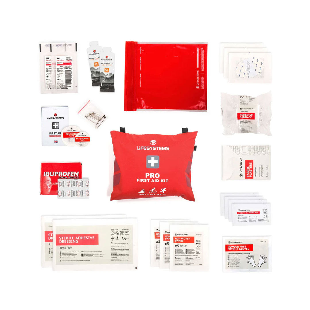 Lifesystems Light And Dry Pro First Aid Kit - Compact Emergency Medical Supplies for Hiking, Camping & Travel | Essential Safety Gear for Outdoor Adventures