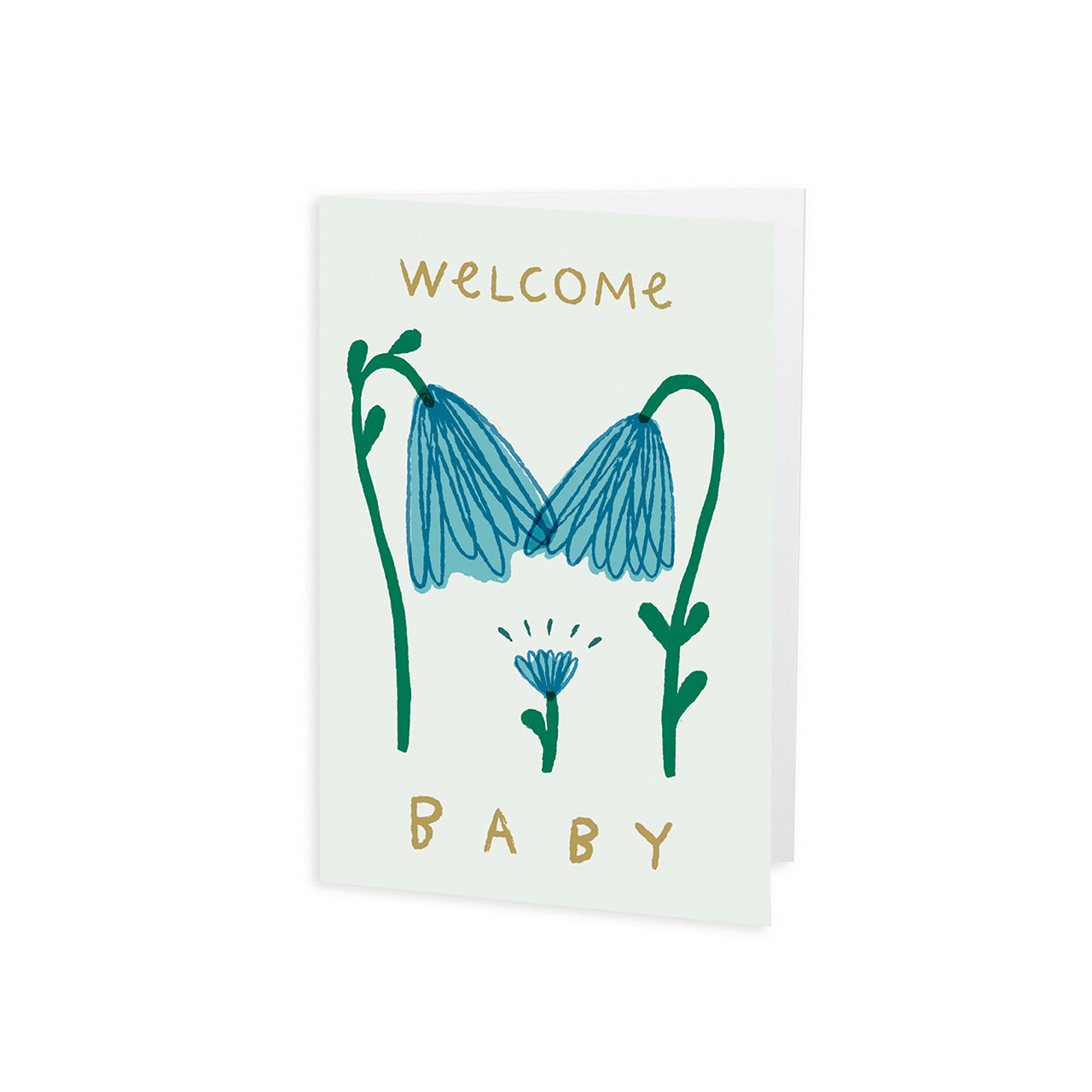 Welcome Baby Greeting Card - Newborn Congratulations Card - Perfect for Baby Showers, Birth Announcements & New Parents - Handmade & Heartfelt Design