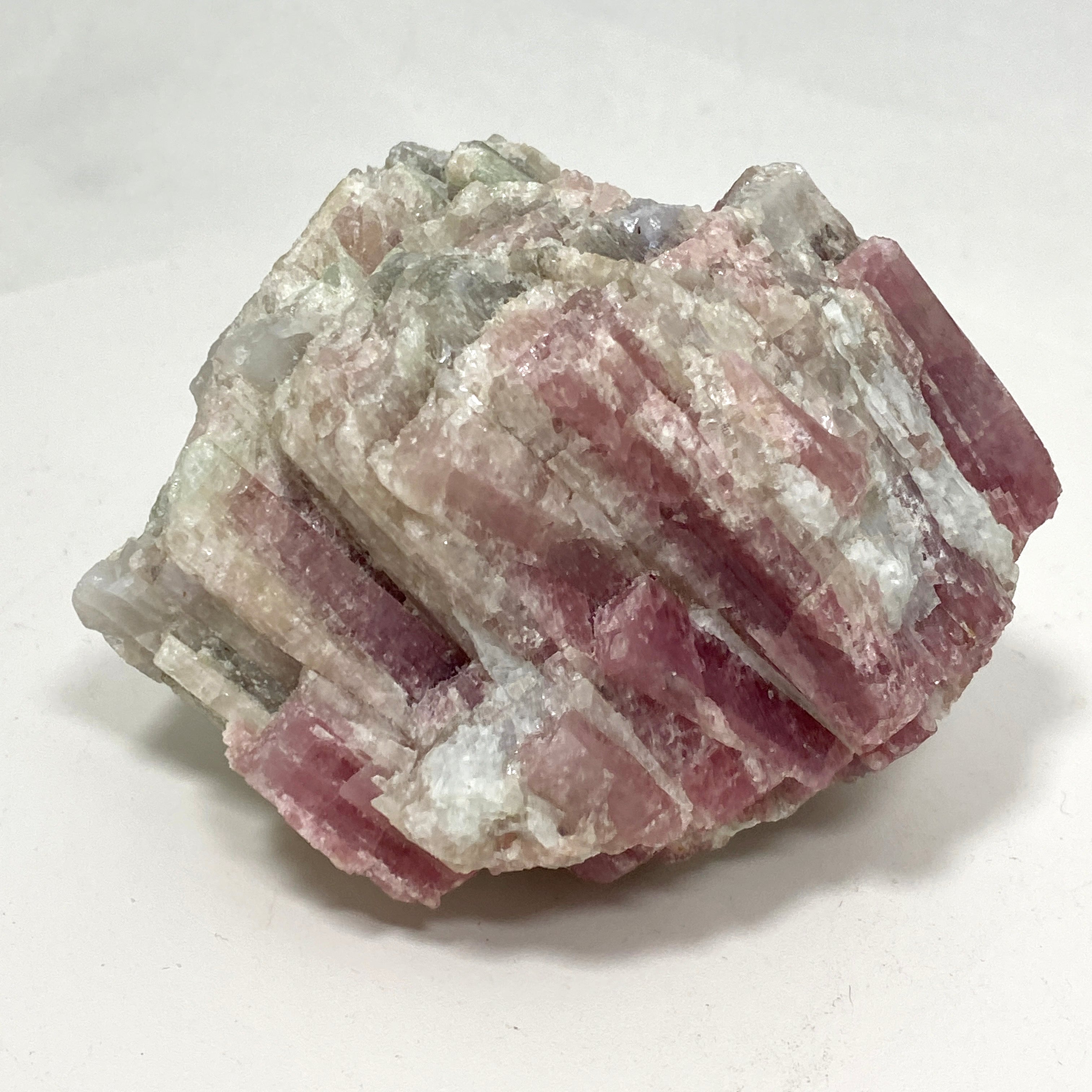 Natural Pink Tourmaline on Quartz Crystal - PTQ 04 Specimen for Mineral Collectors, Healing Crystals & Home Decor | Perfect for Meditation, Reiki & Display Cases