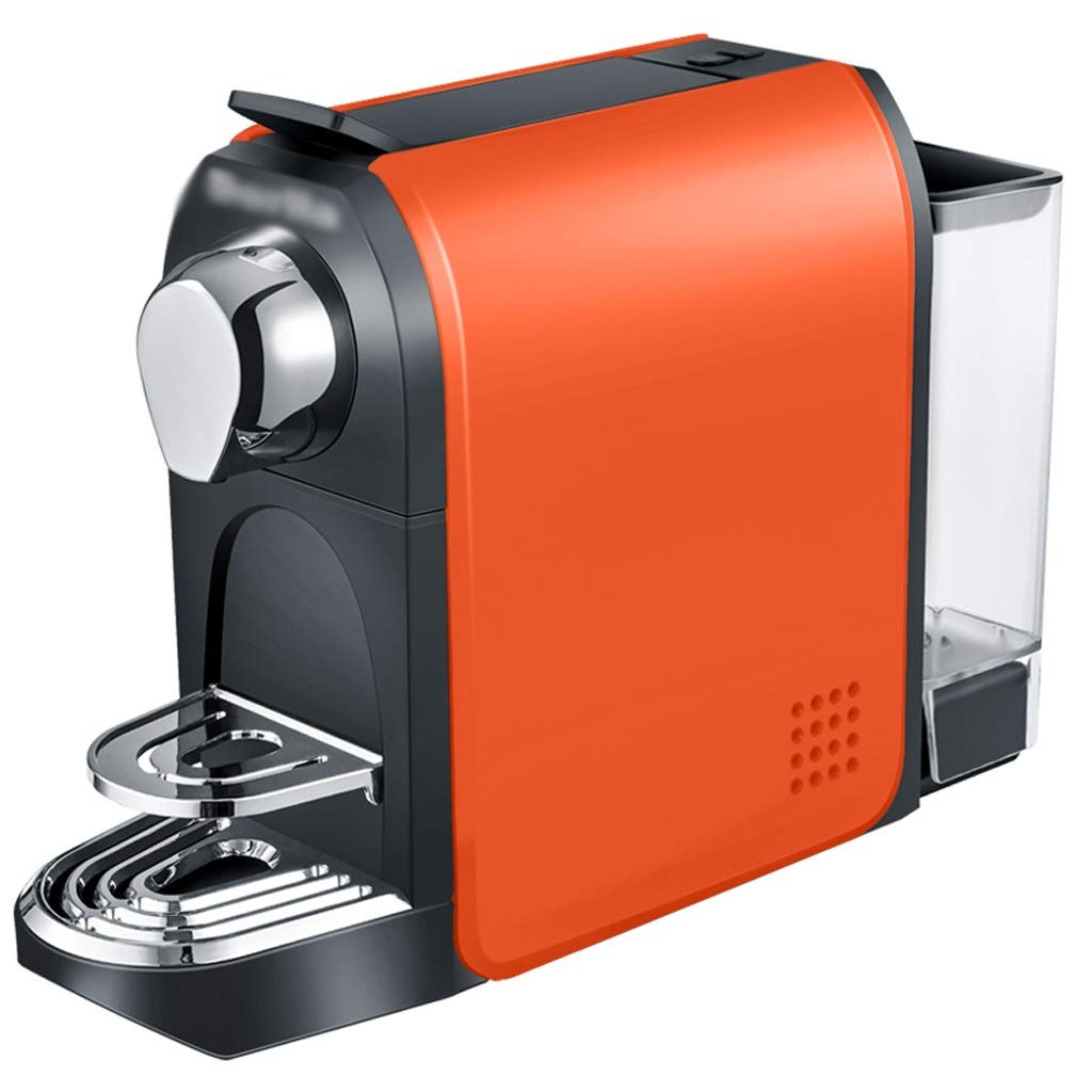 **Smart Capsule Coffee Machine - Fully Automatic Espresso Maker for Home & Office, Portable One-Touch Operation, Multicolor (Orange) - Perfect for Small Spaces & Travel**