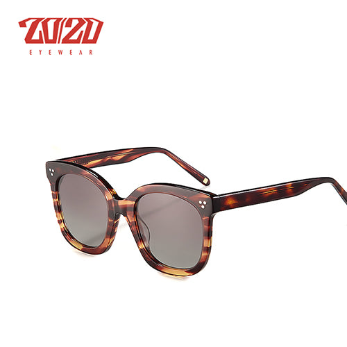 20/20 Classic Polarized Acetate Unisex Sunglasses AT8048 - UV Protection for Men & Women - Perfect for Driving, Beach & Outdoor Activities