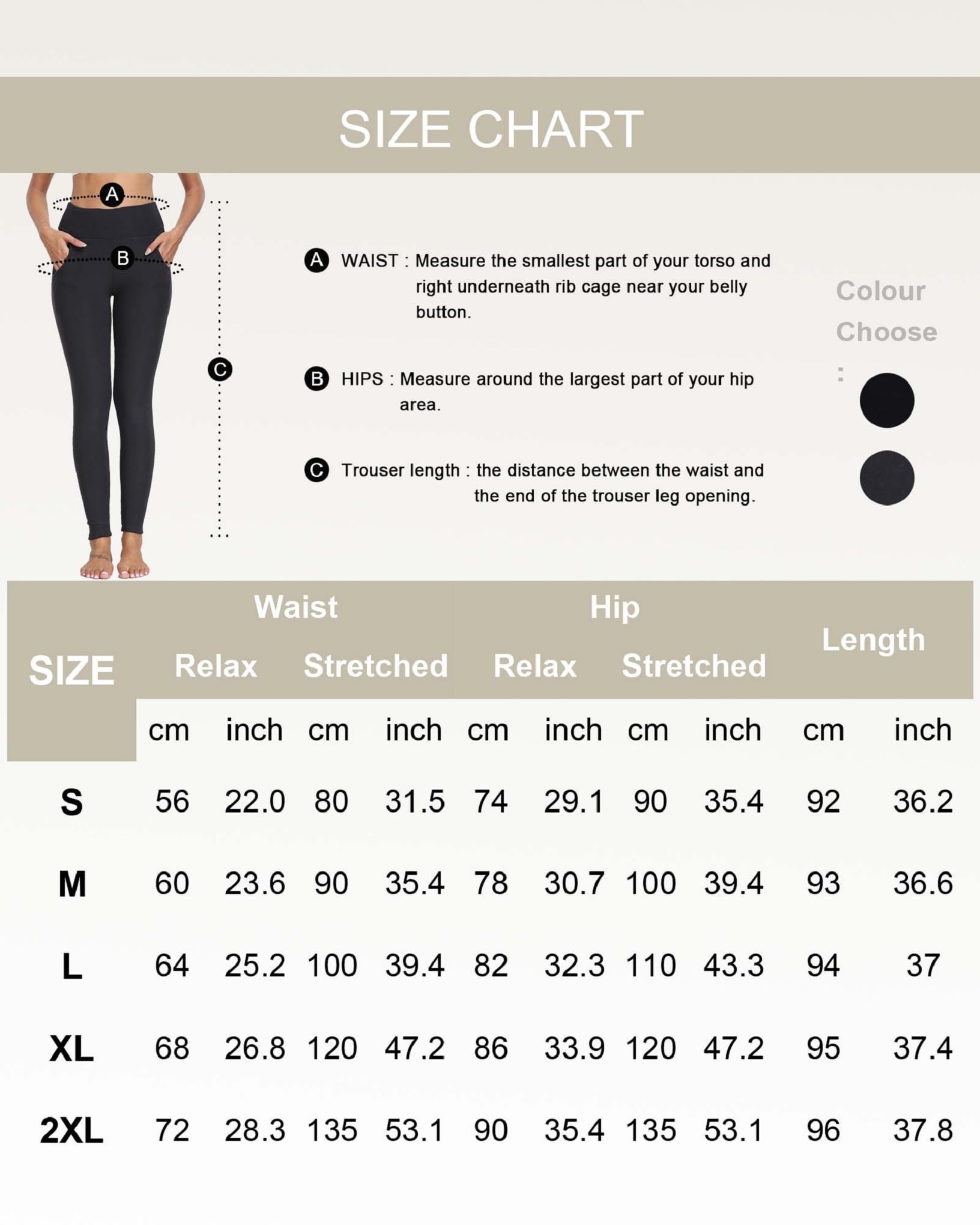 Joligiao Women's Fleece Lined Thermal Winter Leggings - High Waisted Thick Fleece-Lined Tights with Pockets & Tummy Control - Perfect for Yoga, Running, Workout & Cold Weather