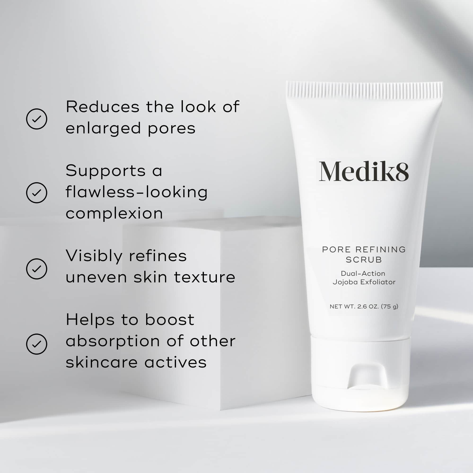 Best Pore Refining Scrub for Clear Skin - Deep Cleansing Exfoliator for Blackheads & Acne - Perfect for Daily Skincare Routine & Spa Days