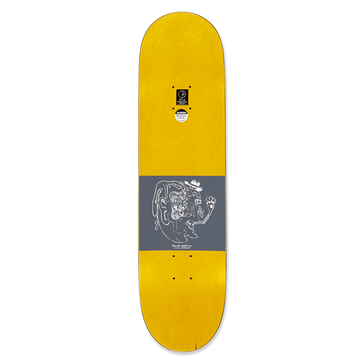 Polar Dane Brady Time Travelers Blue Skateboard Deck 8.5 - Premium Skateboard for Street & Park Riding - Perfect for Skaters & Collectors