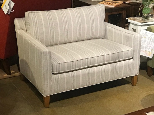 Miles Condo Chair and Half - Modern Accent Chair for Living Room, Bedroom, or Office - Showroom Model - Perfect for Small Spaces and Stylish Home Decor