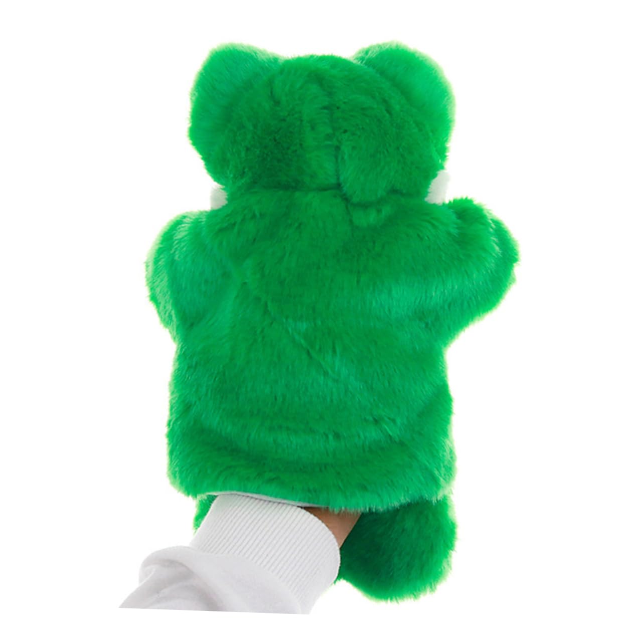 KOMBIUDA Plush Frog Hand Puppet - Soft Storytelling Animal Toy for Kids, Themed Puppet Show & Interactive Play - Perfect for Classroom, Bedtime Stories & Imaginative Play