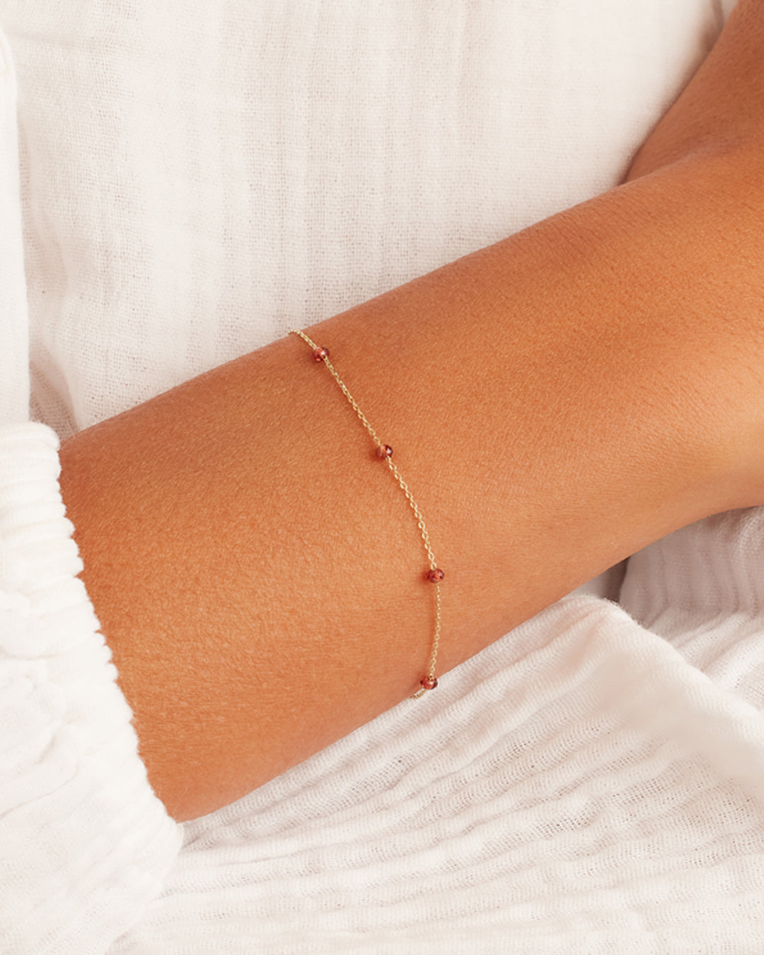 Newport Birthstone Bracelet - Sterling Silver Zodiac Charm Bracelet for Women - Perfect Gift for Birthday, Anniversary & Mother's Day - Ideal for Everyday Wear & Special Occasions