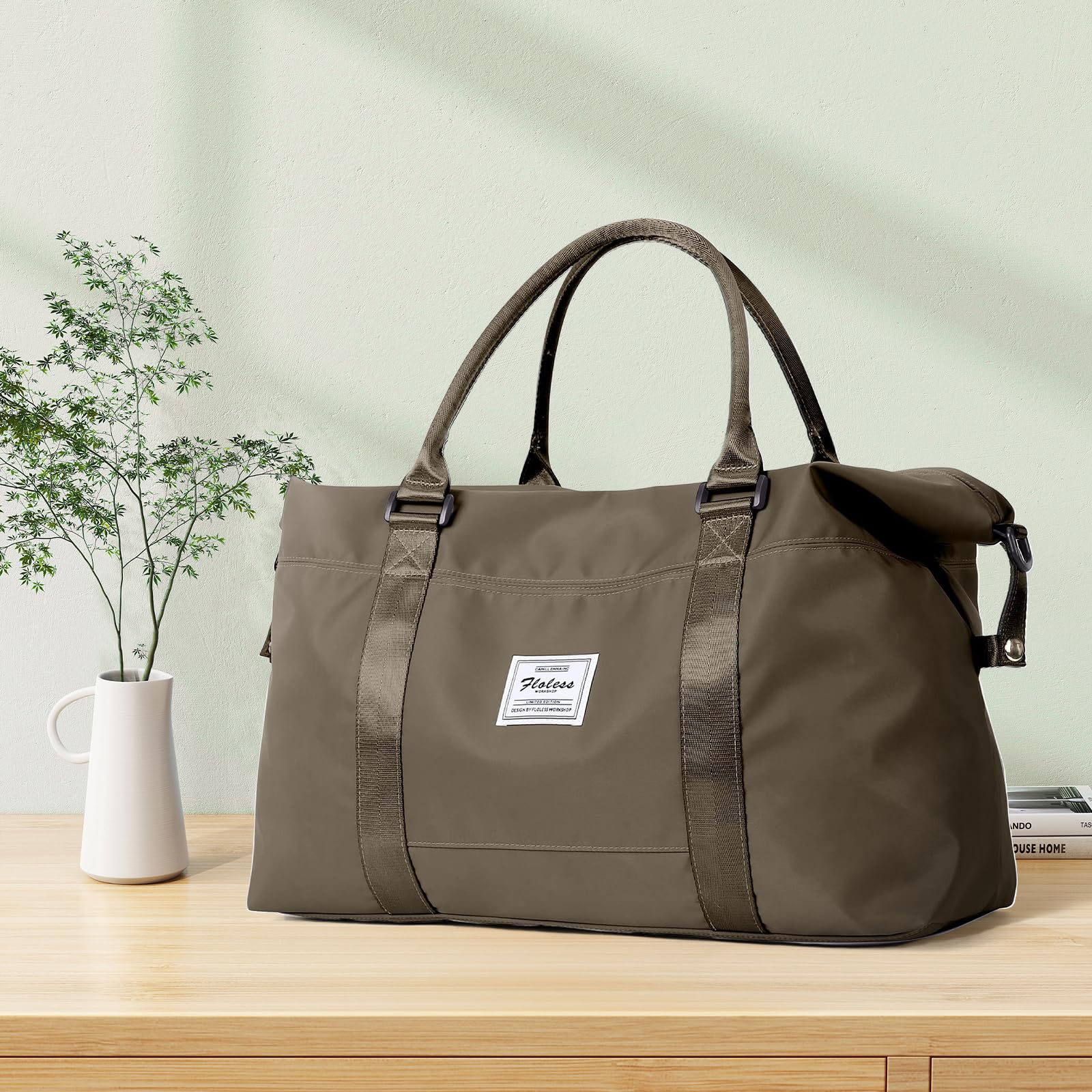 Best Travel Duffel Bag for Women - Lightweight Sports Tote & Gym Shoulder Bag - Perfect as Weekender Overnight Bag for Travel, Workout, Yoga, and Weekend Getaways