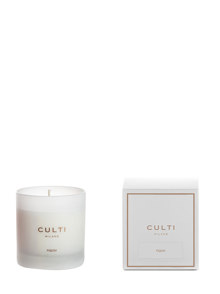 CULTI MILANO Fiqum Scented Candle - Luxury Home Fragrance for Relaxation, Aromatherapy & Decor | Perfect for Living Room, Bedroom & Spa
