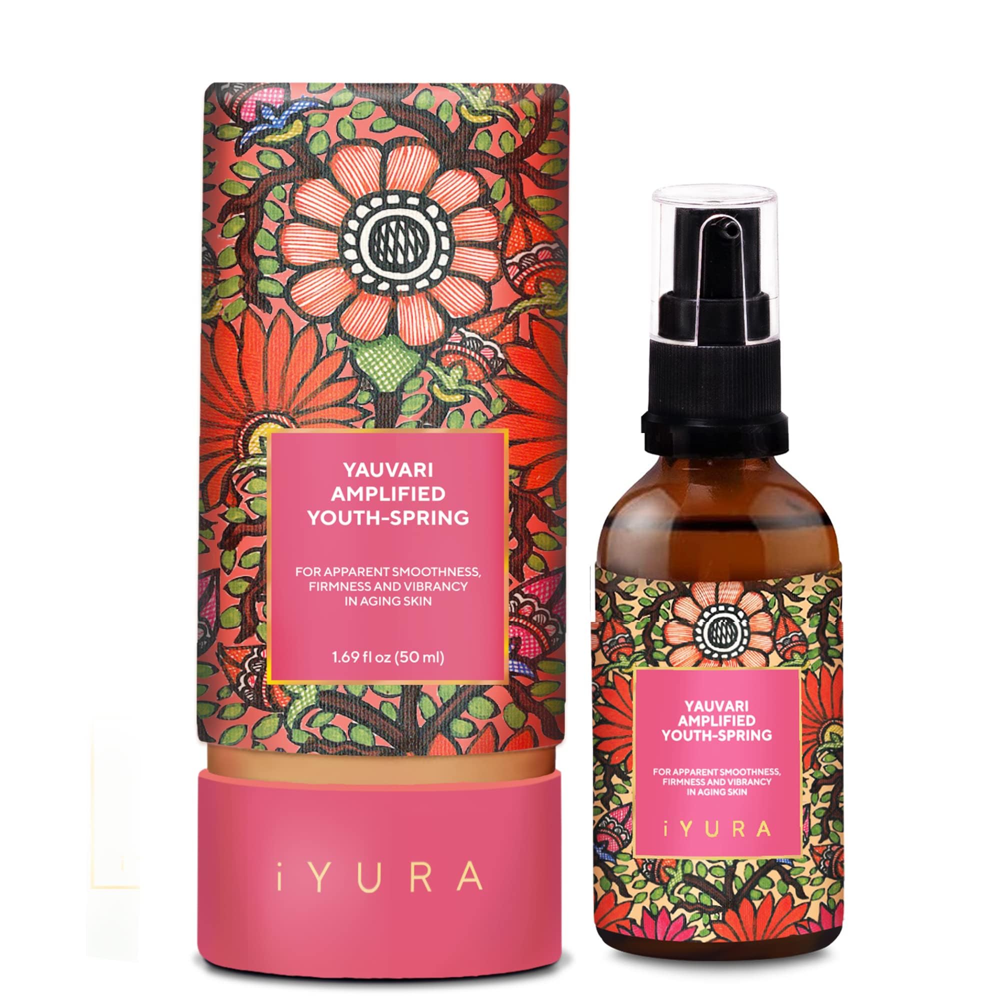 Yauvari Amplified Youth Spring Face Moisturizer - Best Anti-Aging Cream for Dry, Mature Skin - Natural Skincare with Vitamin E, A & B - Hydrating Day & Night Cream for Wrinkles & Fine Lines - Perfect for Daily Skincare Routine & Gift Sets