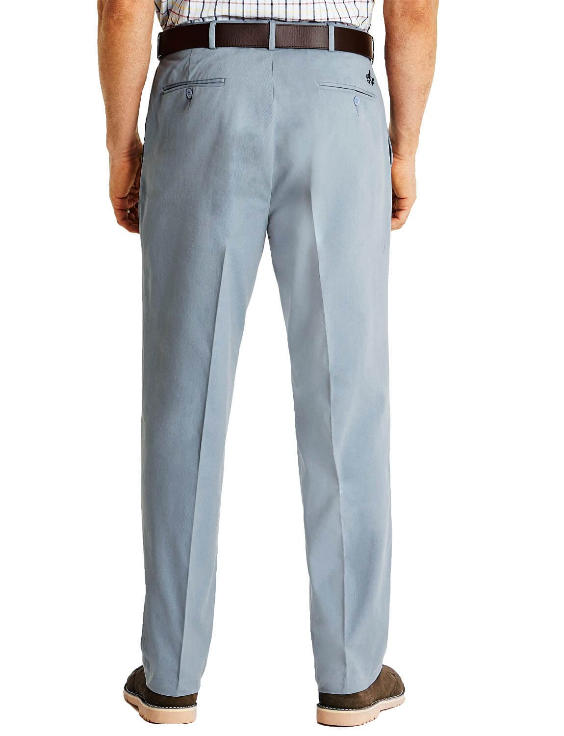 Pegasus Men's Stretch Cotton Chino Pants - Comfortable Slim Fit Dress Pants with Elastic Waistband for Business Casual & Office Wear | Perfect for Work, Travel & Everyday Outfits