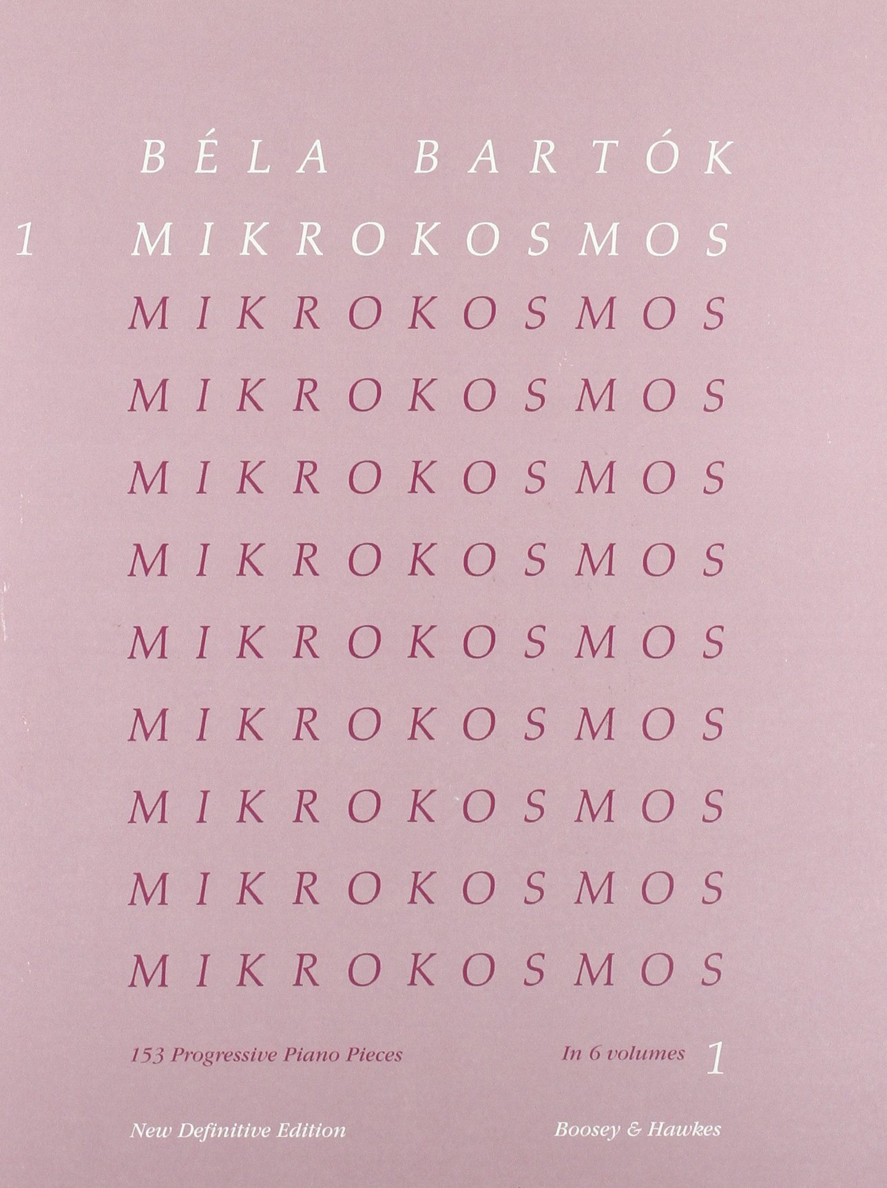 Mikrokosmos Volume 1 (Pink) - Classical Piano Solo Book with Music Theory & Exercises | English, French, German, Hungarian Sheet Music | Perfect for Piano Lessons, Practice & Performance