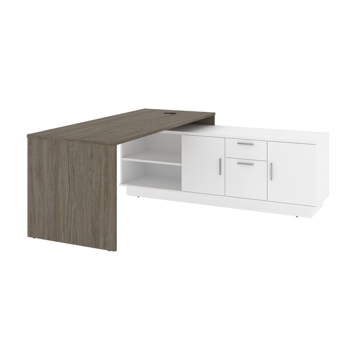 L-Shaped Office Desk for Home & Workspace - Compact & Stylish