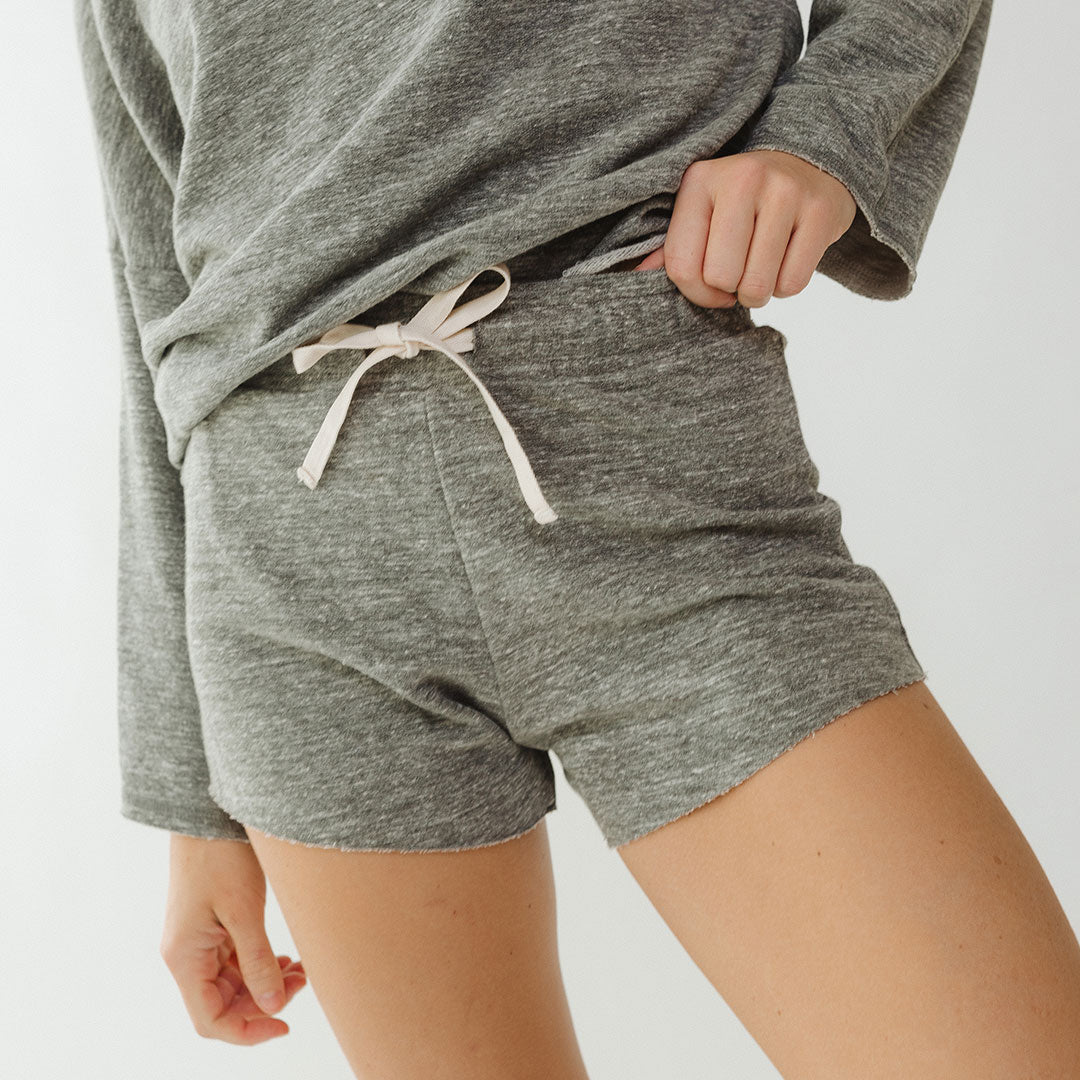 Go To Shorts for Men - Comfortable Heather Grey Casual Shorts - Perfect for Summer, Gym, and Outdoor Activities