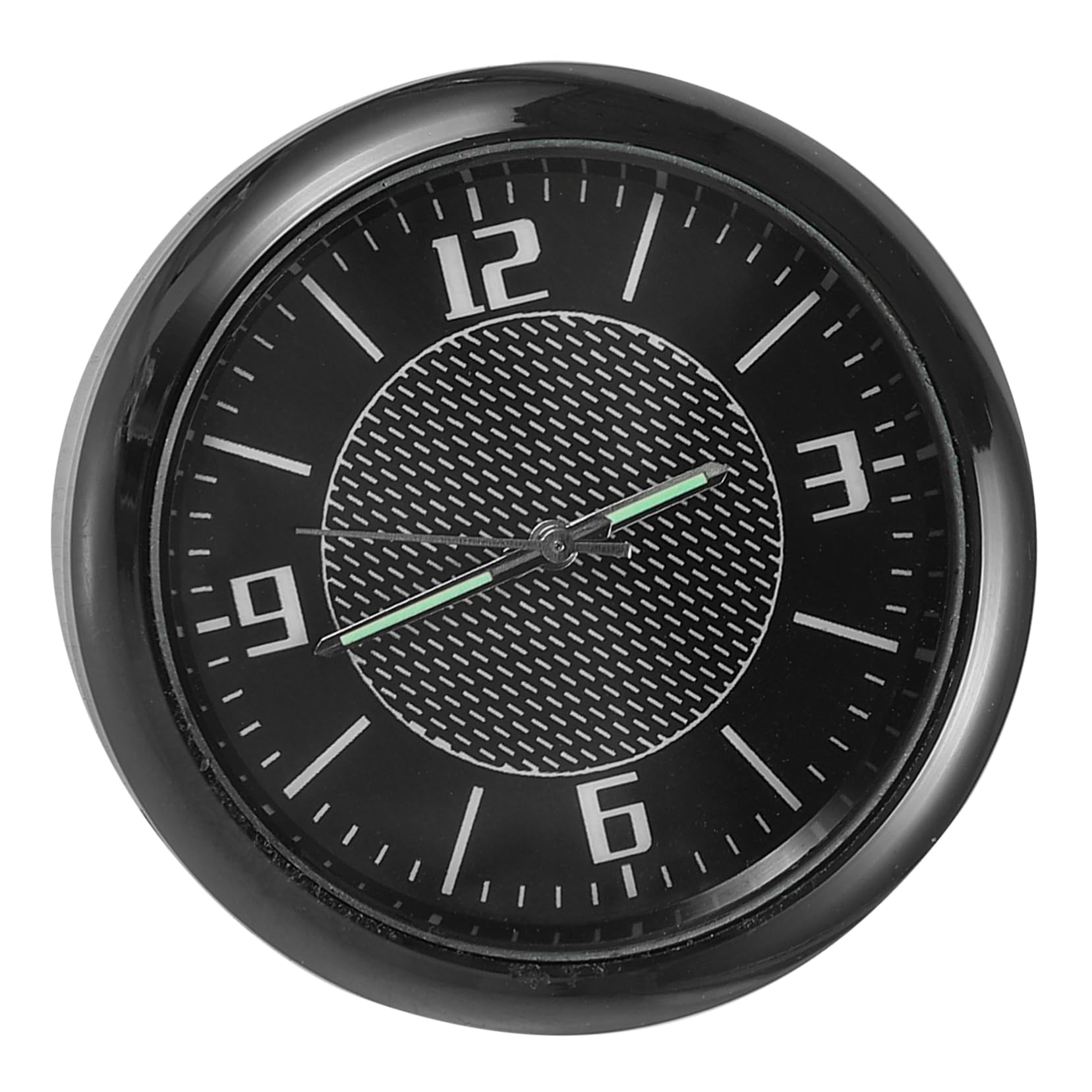 Car Dashboard Clock - Mini Auto Stick-On Metal Clock for Truck Interior, Nightstand, and Small Spaces, Perfect for Vehicles and Home Use