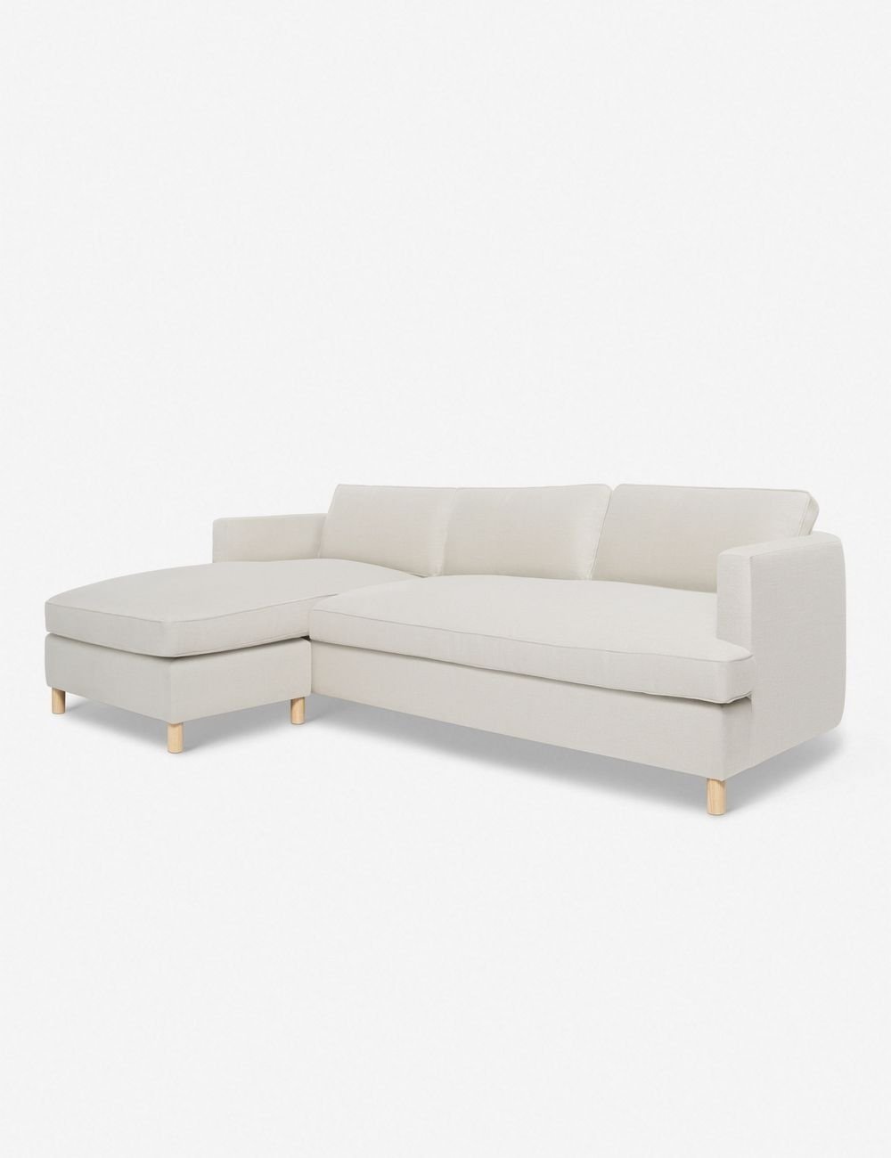 Belton Sectional Sofa by Ginny Macdonald - Modern L-Shaped Couch for Living Room, Family Room & Lounge | Comfortable Fabric Upholstery