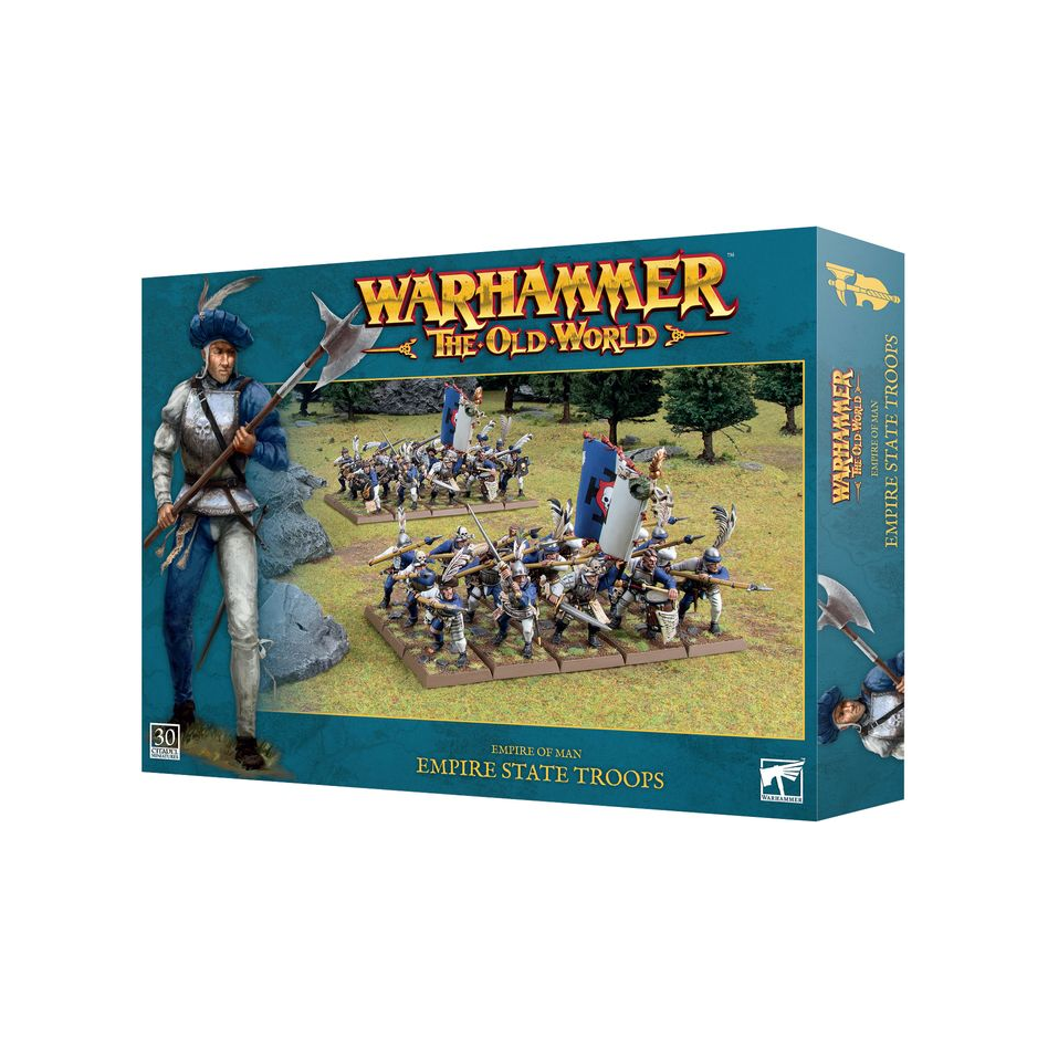 Empire State Troops Miniatures - Warhammer Fantasy Battle Tabletop Game - Perfect for Wargaming & Collecting