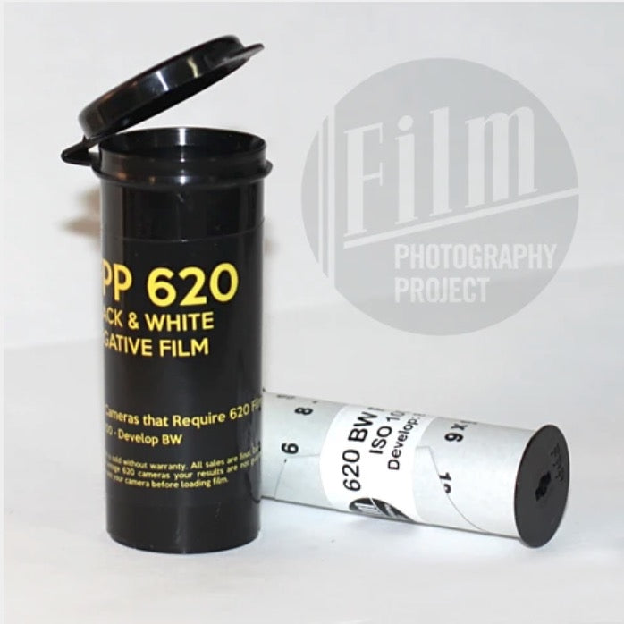 Film Photography Project Basic Black & White Negative Film - 620 Film Roll (Single) for Vintage Cameras - Perfect for Classic Photography & Artistic Projects