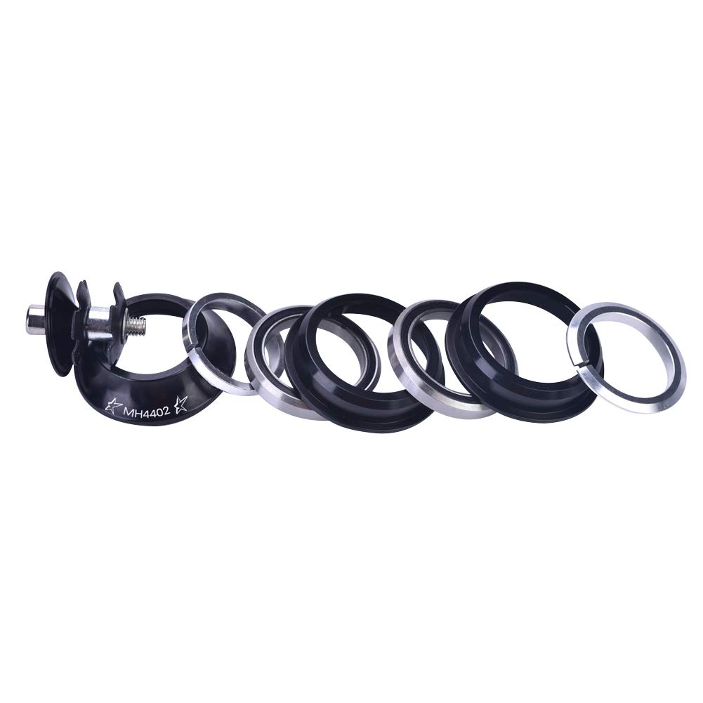 Aluminum Alloy Bike Headset - 44mm Straight Tube Bearing Headset for Most Bicycles | Perfect for Road Bikes, Mountain Bikes & BMX Upgrades