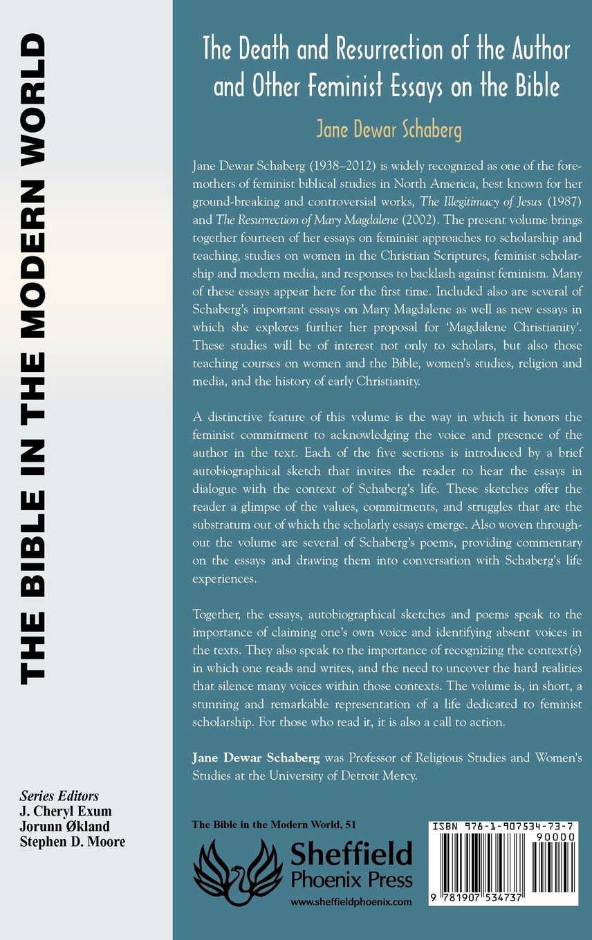 The Death and Resurrection of the Author: Feminist Biblical Essays for Modern Readers | Bible Study & Women's Theology Discussions