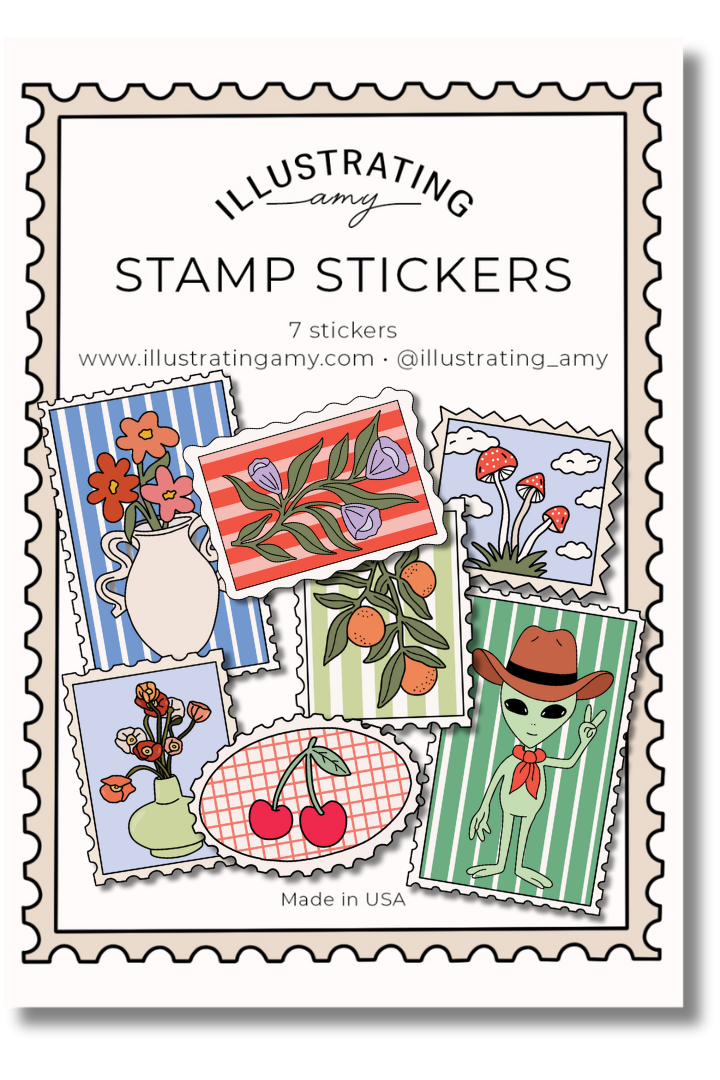 Stamp Sticker Collection Set - 100+ Unique Designs for Scrapbooking, Journaling & DIY Crafts - Perfect for Card Making, Planner Decor & Gift Wrapping