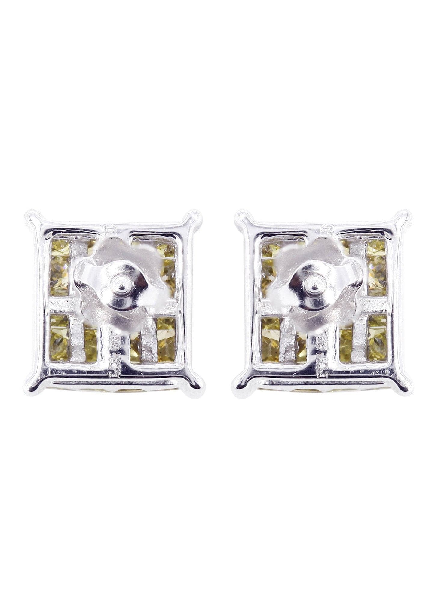 1.02 Carat Diamond Earrings for Men in 14K White Gold – Luxury Stud Earrings for Gifts, Weddings & Special Occasions