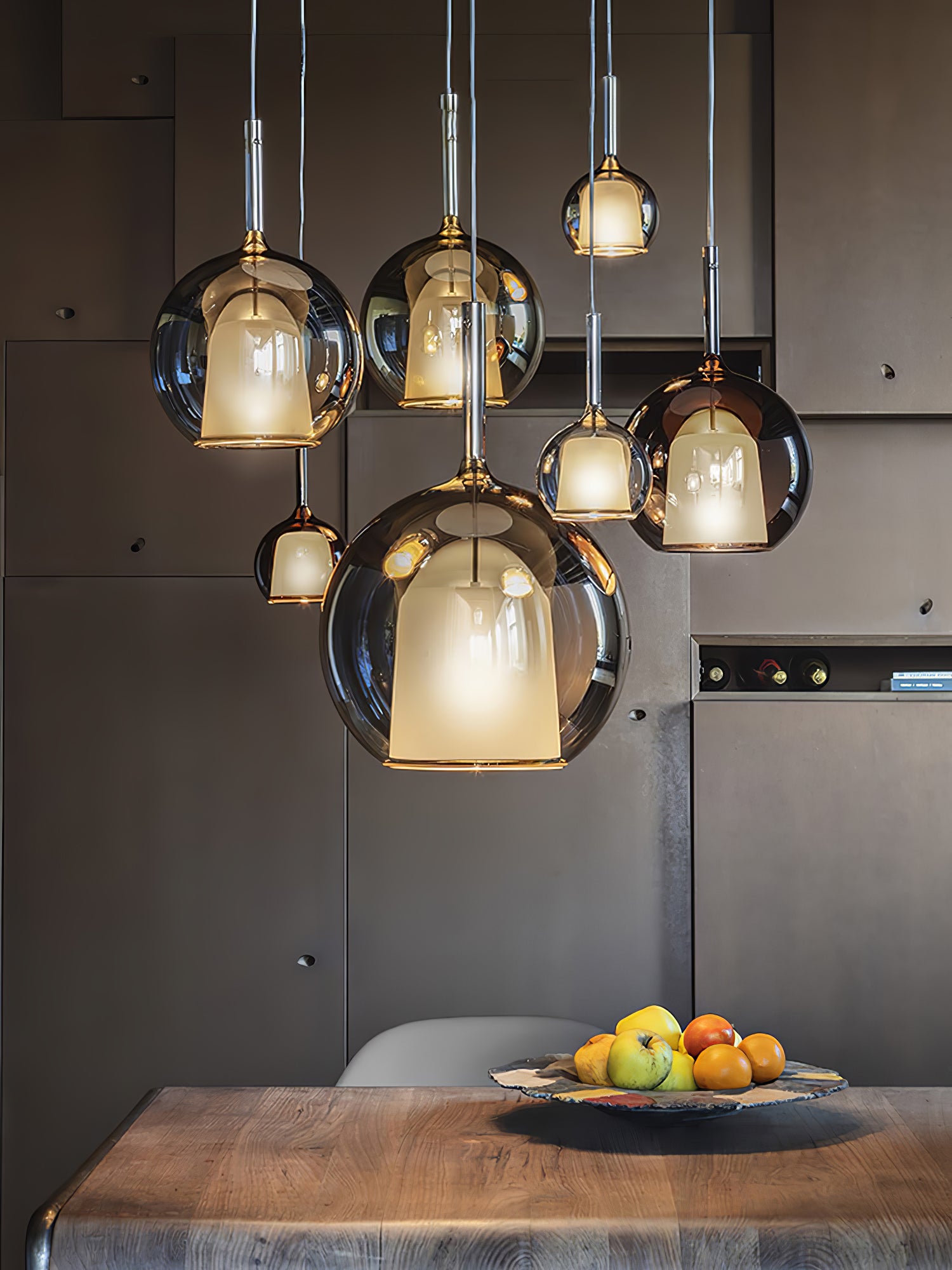 Modern Glo Pendant Light - Elegant Hanging Fixture for Kitchen Island, Dining Room & Bedroom - Dimmable LED Chandelier with Adjustable Height - Perfect for Home Decor & Interior Lighting