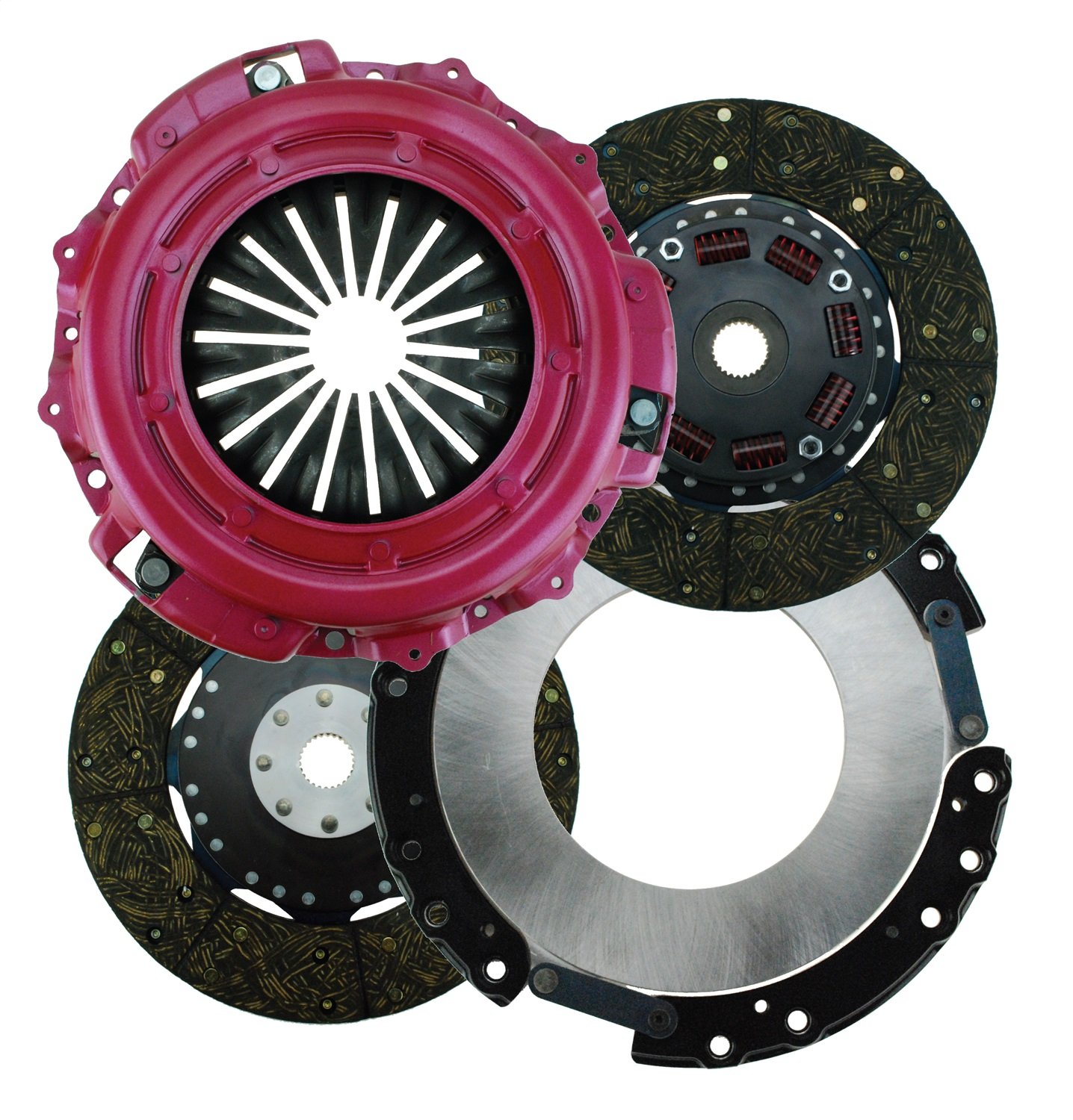 Ram Clutches 50-2355 Concept 10.5 Organic Dual Disc Clutch Assembly - High-Performance Clutch for Racing & Heavy-Duty Applications
