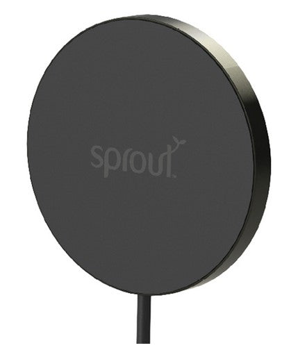 Sprout Elite Series Magnetic Wireless Charger - Fast Qi Charging for iPhone, Samsung & AirPods - Perfect for Home, Office & Car Use