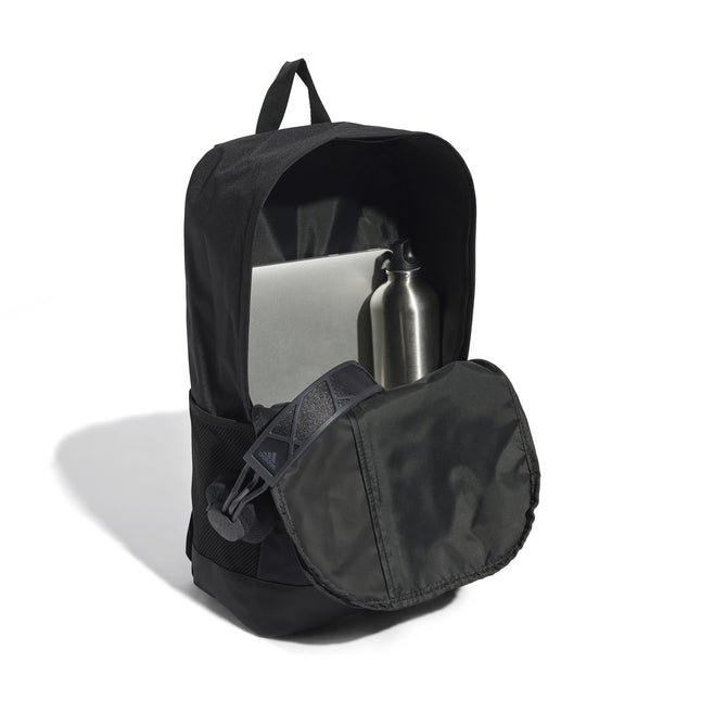 Adidas Linear Black & White Backpack - Stylish & Durable School, Travel & Work Backpack for Men & Women
