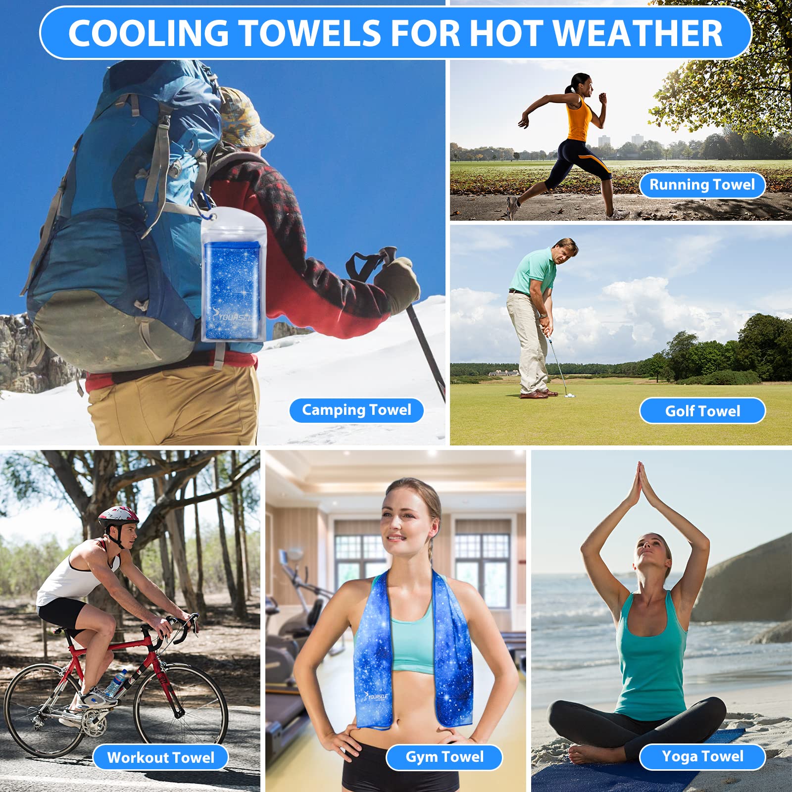 SYOURSELF Cooling Towel for Neck - 40