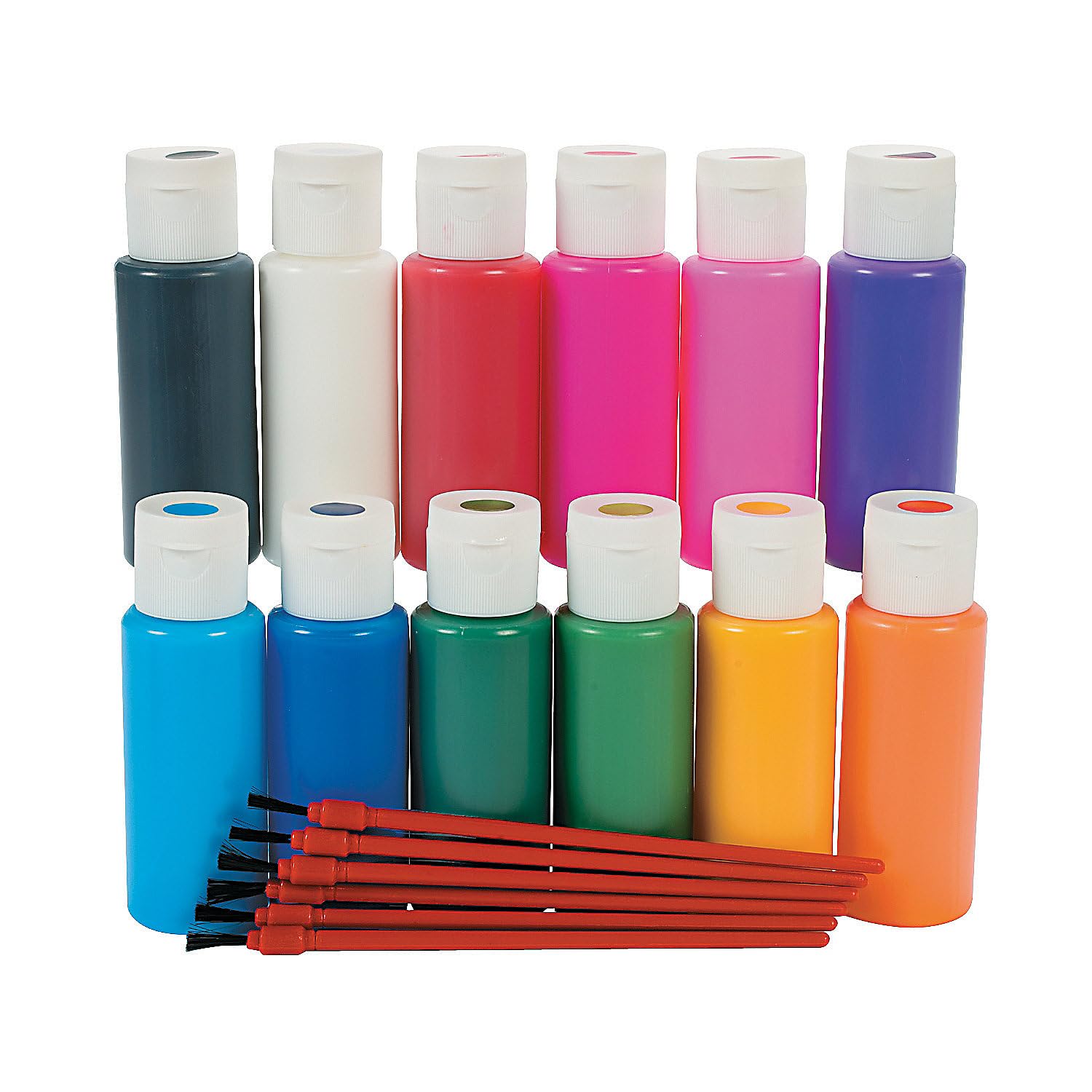 Vibrant Suncatcher Paint Kit with 12 Colors & 6 Brushes - Non-Toxic Art Supplies for Kids & Adults - DIY Window Decor, Sun Catcher Crafts, Gift Making & Creative Painting Projects