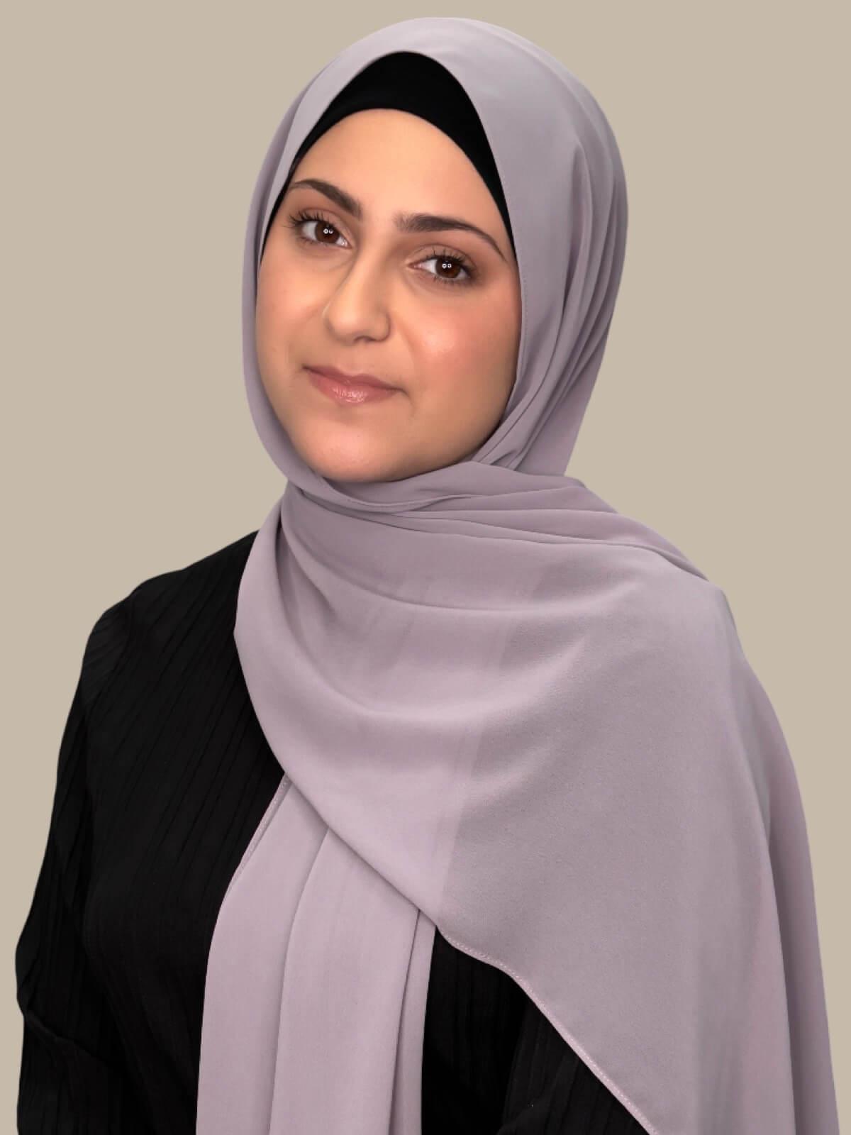 Luxury Chiffon Hijab Viola - Modish Girl Elegant Muslim Scarf for Women - Perfect for Prayer, Daily Wear & Special Occasions