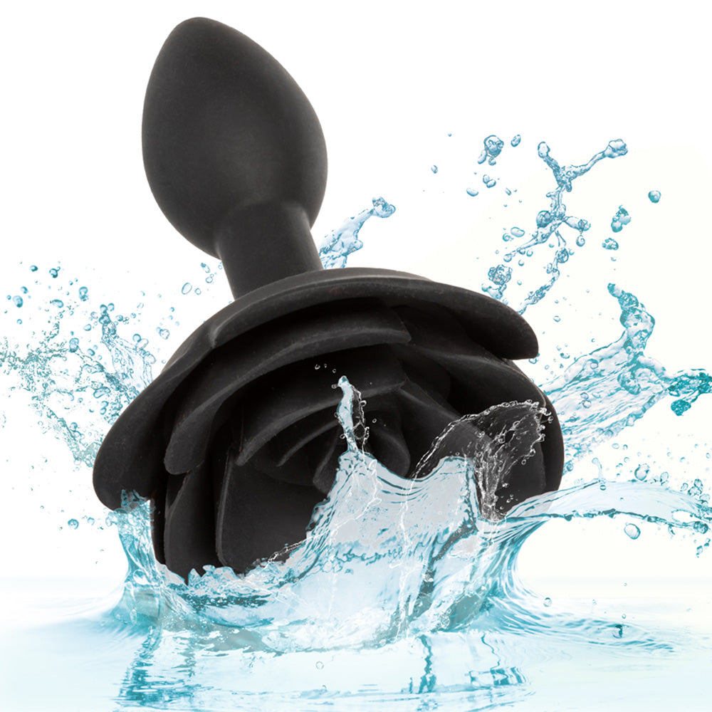 Forbidden Silicone Rose Anal Plug - Small Size for Beginners - Perfect for Sensual Play & Couples Intimacy