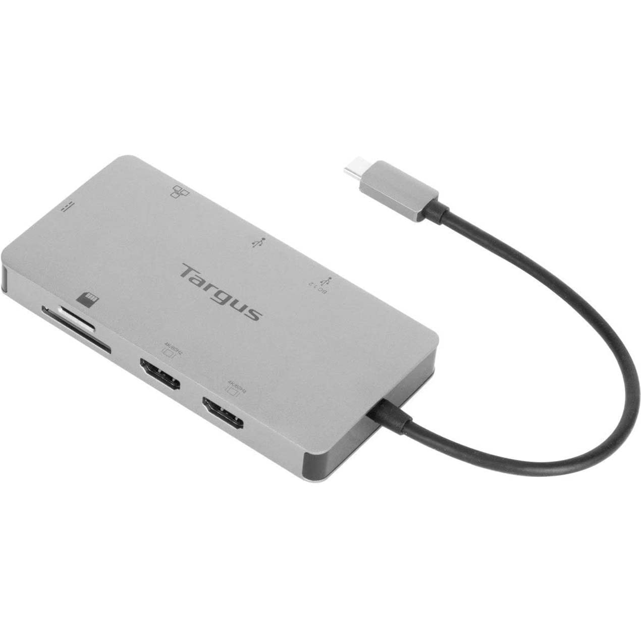 Targus USB-C Dual HDMI 4K Docking Station with 100W Power Delivery - 12-in-1 Laptop Dock for MacBook Pro/Air, Windows PCs | Expand HDMI, USB, Ethernet Ports | Perfect for Home Office, Remote Work & Business Travel (DOCK423TT)