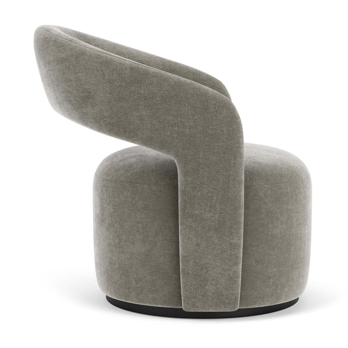 Stylish Judi Fabric Swivel Armchair - Modern Upholstered Accent Chair with 360° Rotation for Living Room, Bedroom or Office - Comfortable Lounge Seating for Home Decor