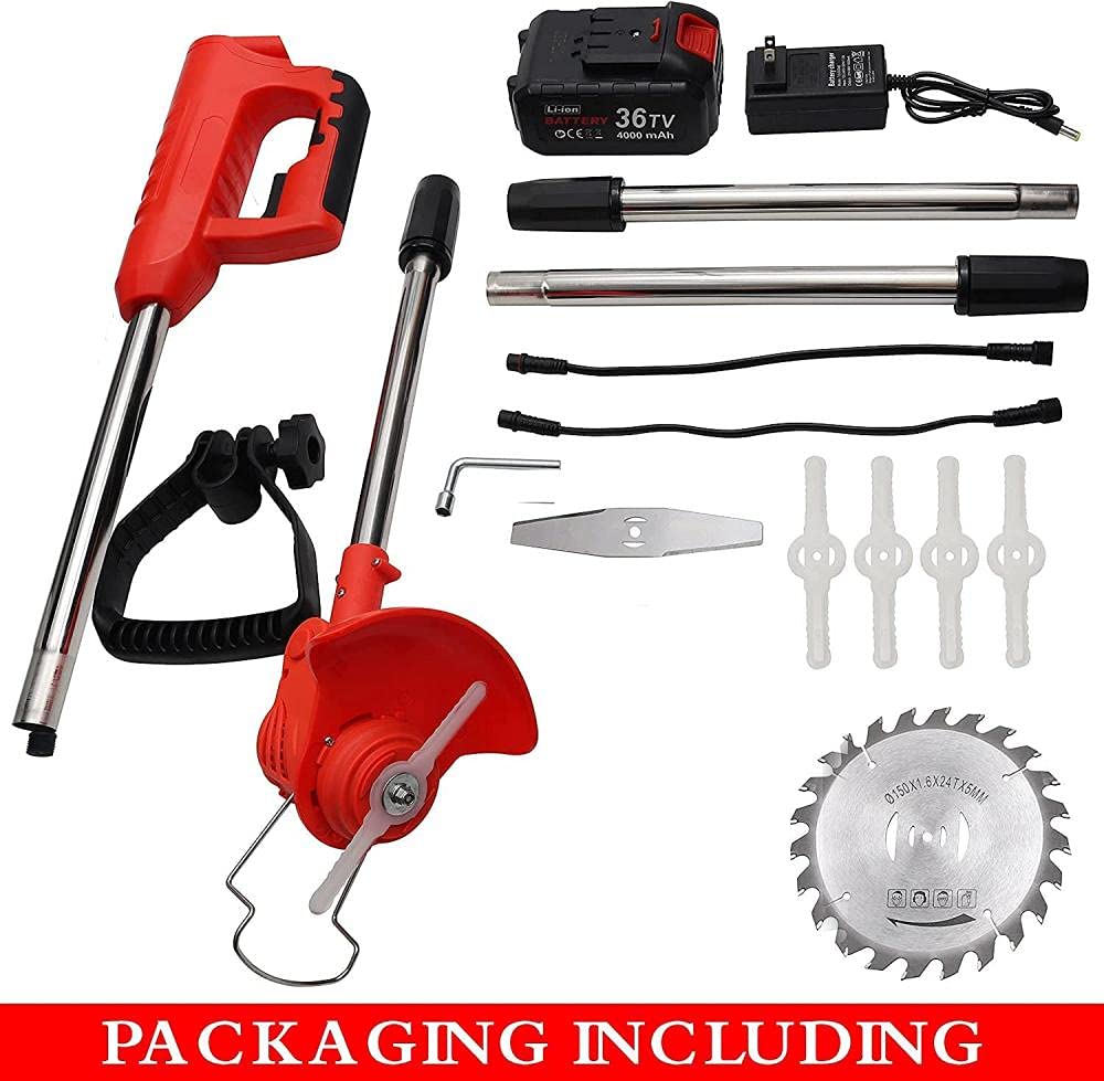 36V Lithium-Ion Cordless String Trimmer & Edger - 3-in-1 Wireless Grass Trimmer for Lawn Care, Only 5 lbs Lightweight Design - Perfect for Yard Maintenance, Landscaping & Garden Trimming
