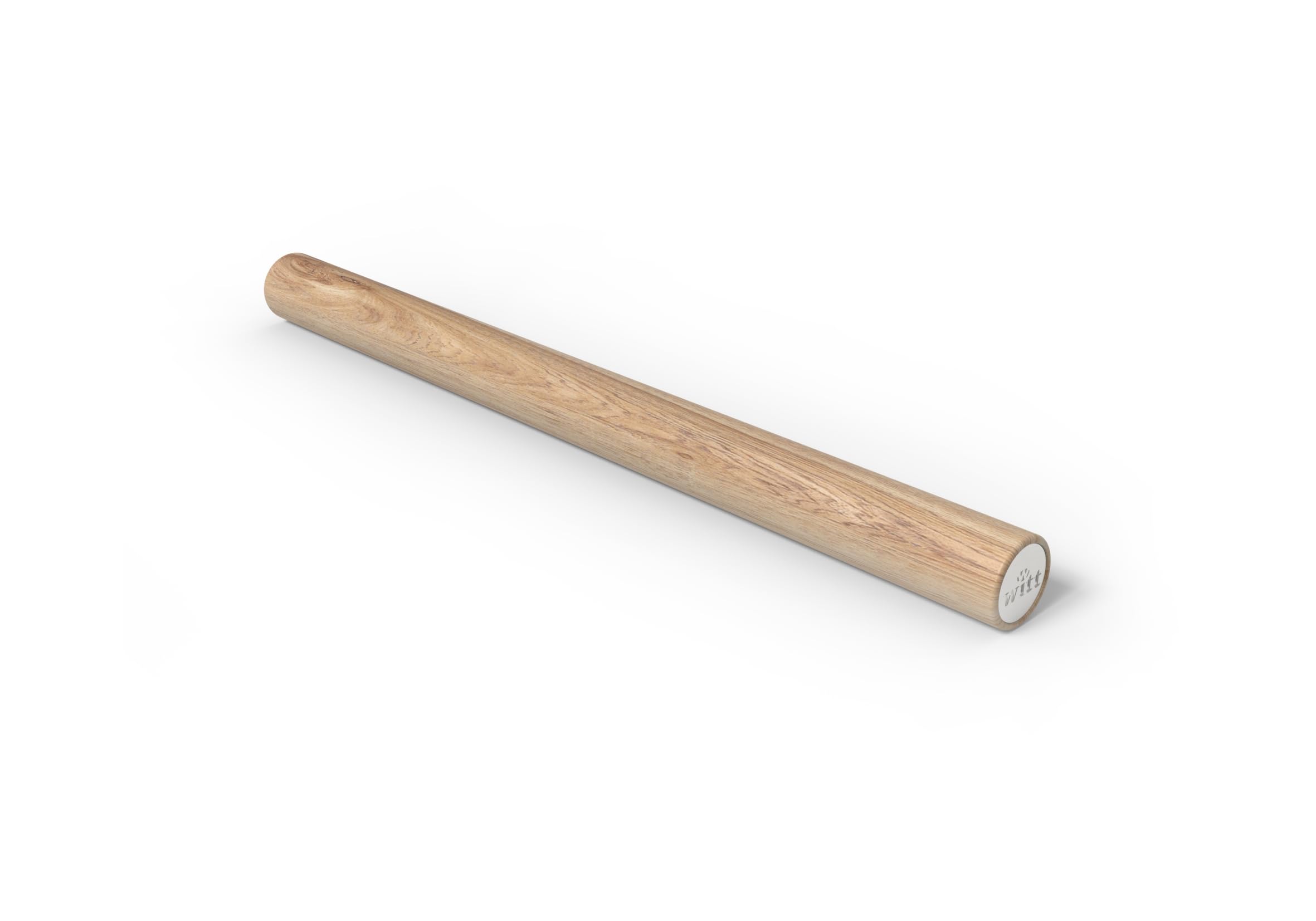 WITT Professional Grade FSC Wood Rolling Pin for Baking - Premium Pizza Dough Roller & Pastry Maker - Perfect for Homemade Pizza Night, Cookies, Pie Crusts & Baking Needs