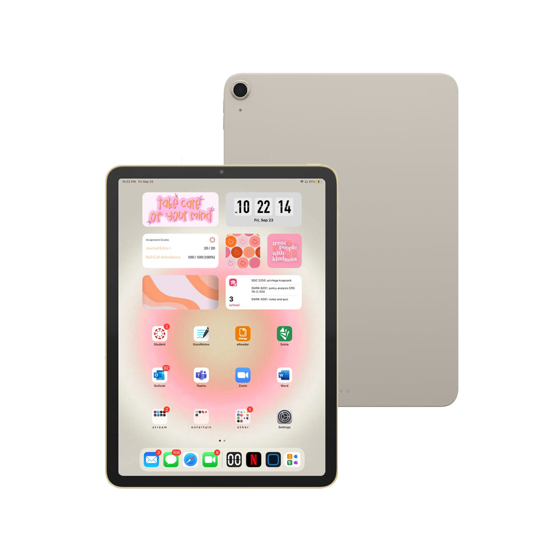 Apple iPad Air 5 (5th Generation) 10.9-inch Wi-Fi + Cellular Tablet with M1 Chip - Perfect for Work, Study & Entertainment On-The-Go