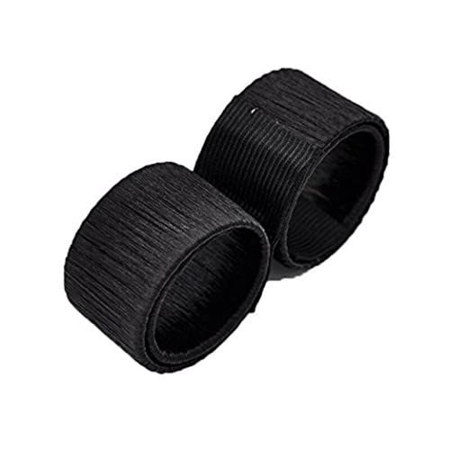 ASG 2 Pack Black Magic Hair Twist - Perfect Hair Juda Bun Maker for Women & Girls - Hair Accessories for Ponytails, Buns & Updos (Great for Work, Parties & Everyday Styling)
