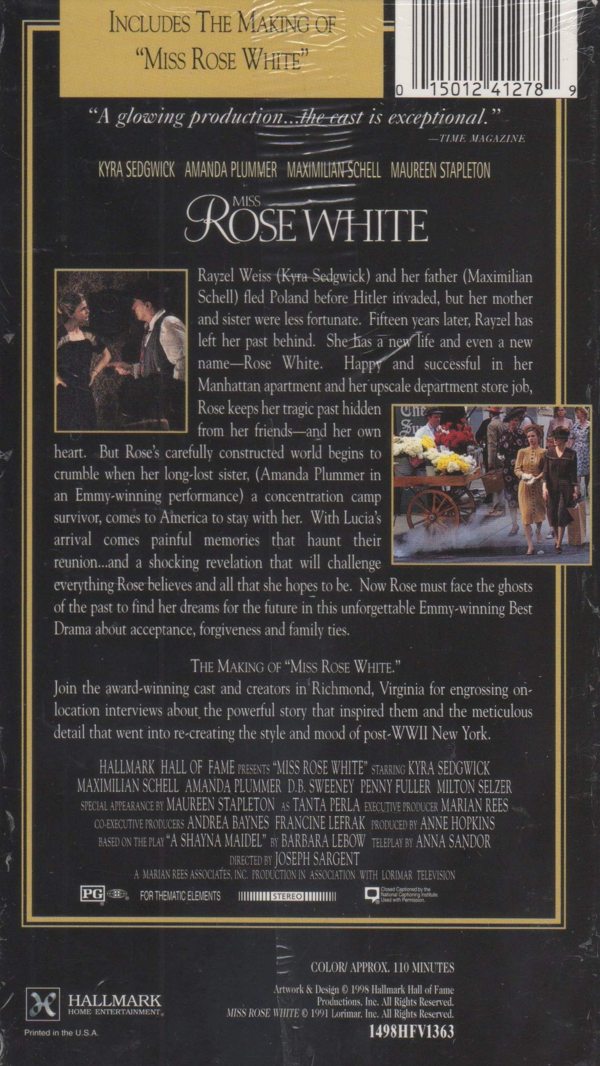 Miss Rose White (Hallmark Hall of Fame Gold Crown Collector's Edition) - Includes Exclusive Documentary: The Making of Miss Rose White | Perfect for Movie Collectors & Hallmark Fans | Gift for Drama Lovers